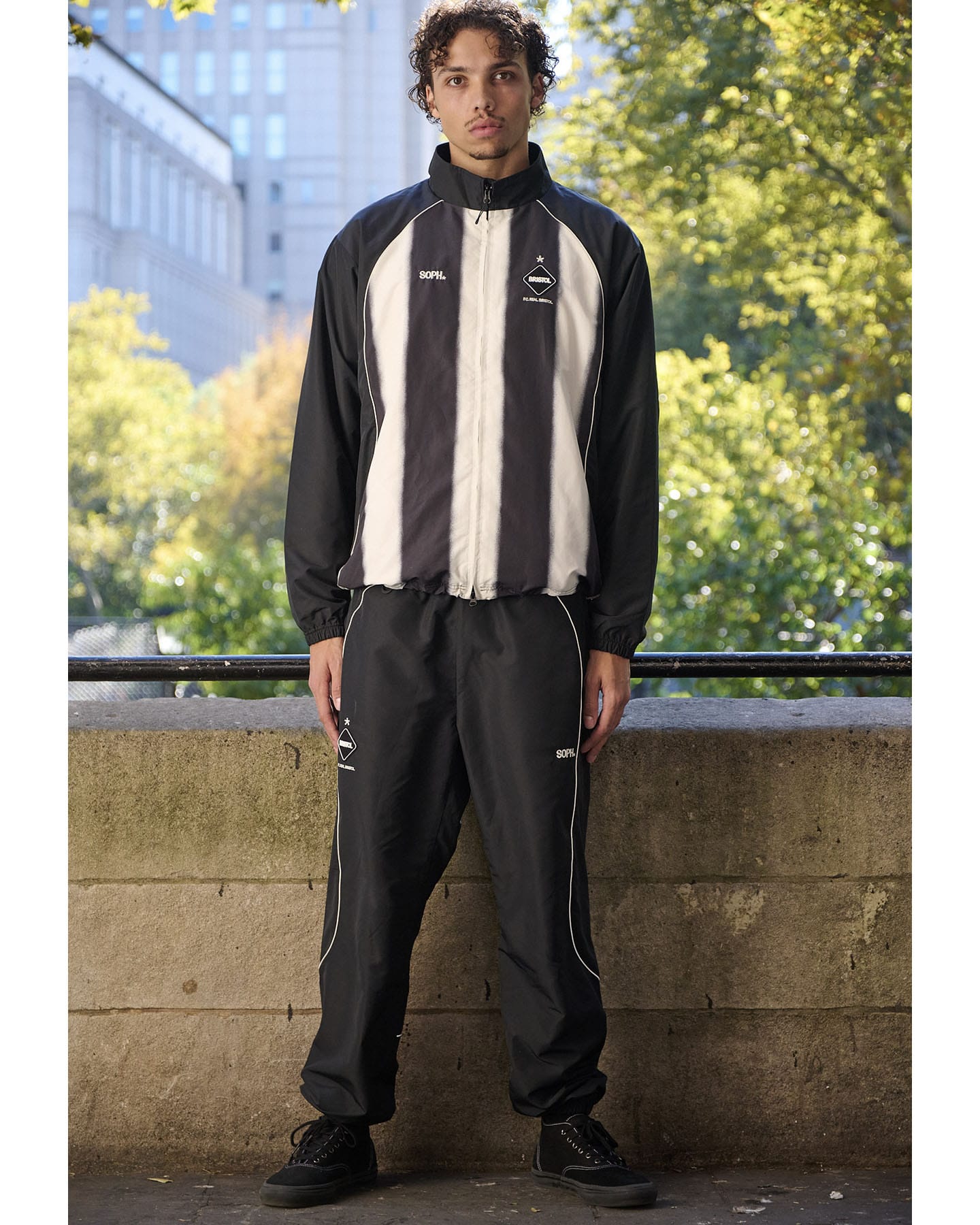 SOPH. | ERIC HAZE: WARM-UP JACKET(M BLACK):