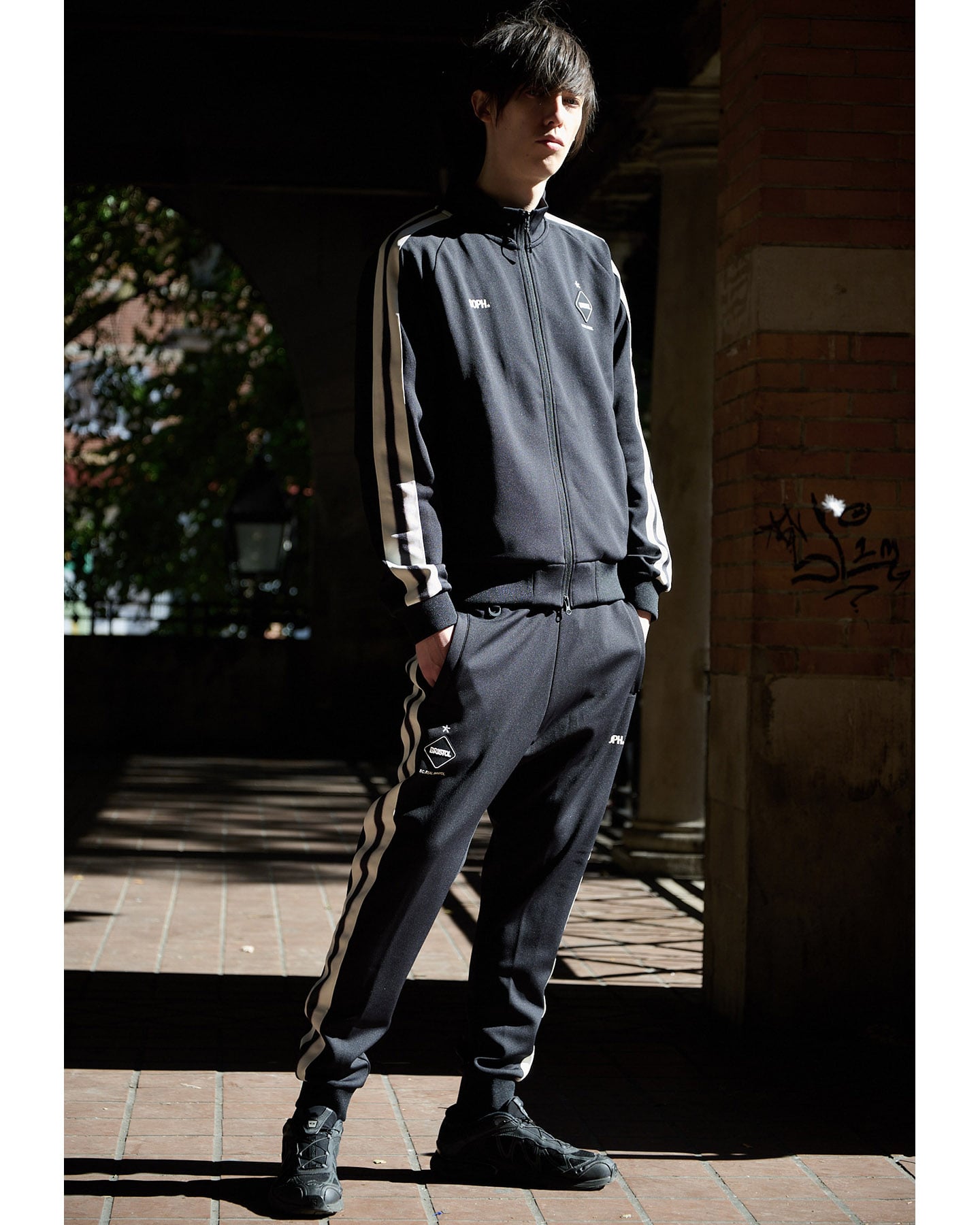 SOPH. | ERIC HAZE: TRAINING TRACK JACKET(M BLACK):