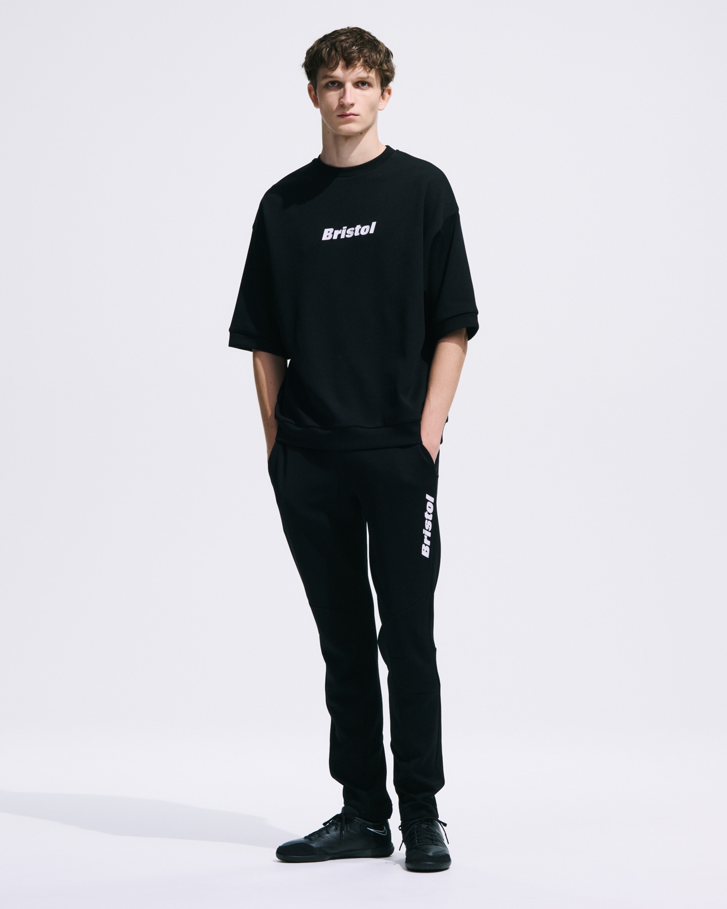 SOPH. | QUARTER KNIT PANTS(M BLACK):