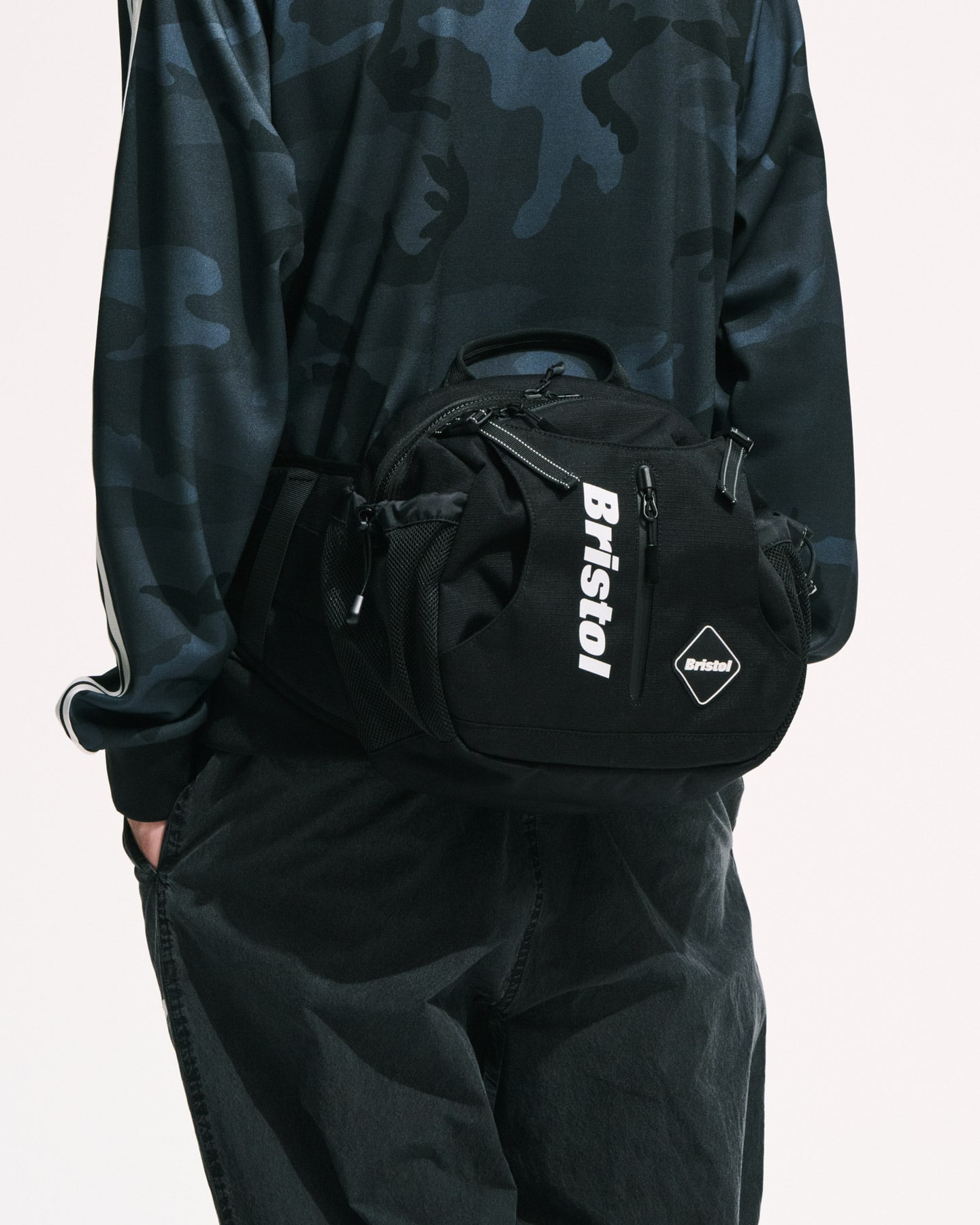 SOPH. | CORDURA RIPSTOP ADJUSTABLE CROSSBODY BAG(FREE BLACK):
