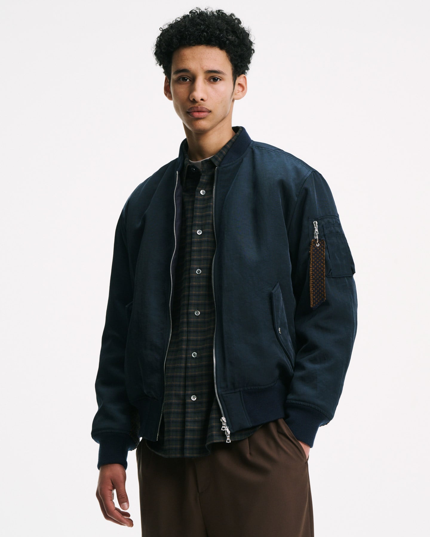 SOPH. | FLIGHT JACKET / Kvadrat Sisu(2 (M) BLACK):
