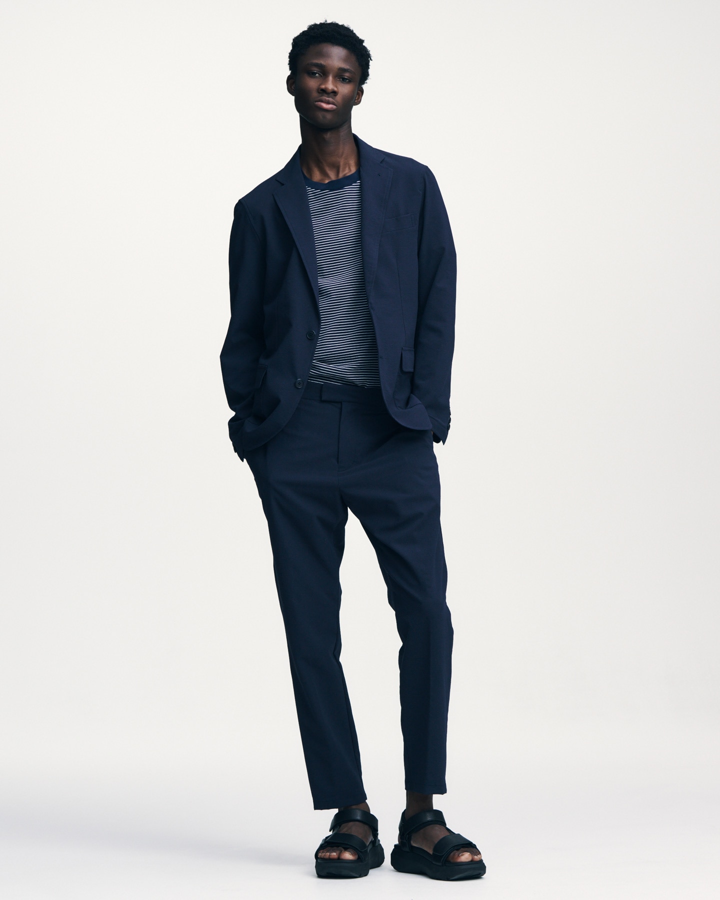 BLK WHIRL WIND ラガーパンツ Lサイズ SOPH. | 4WAY STRETCH SHIRRING SLIM-FIT SLACKS(5 (XXL) BLACK):