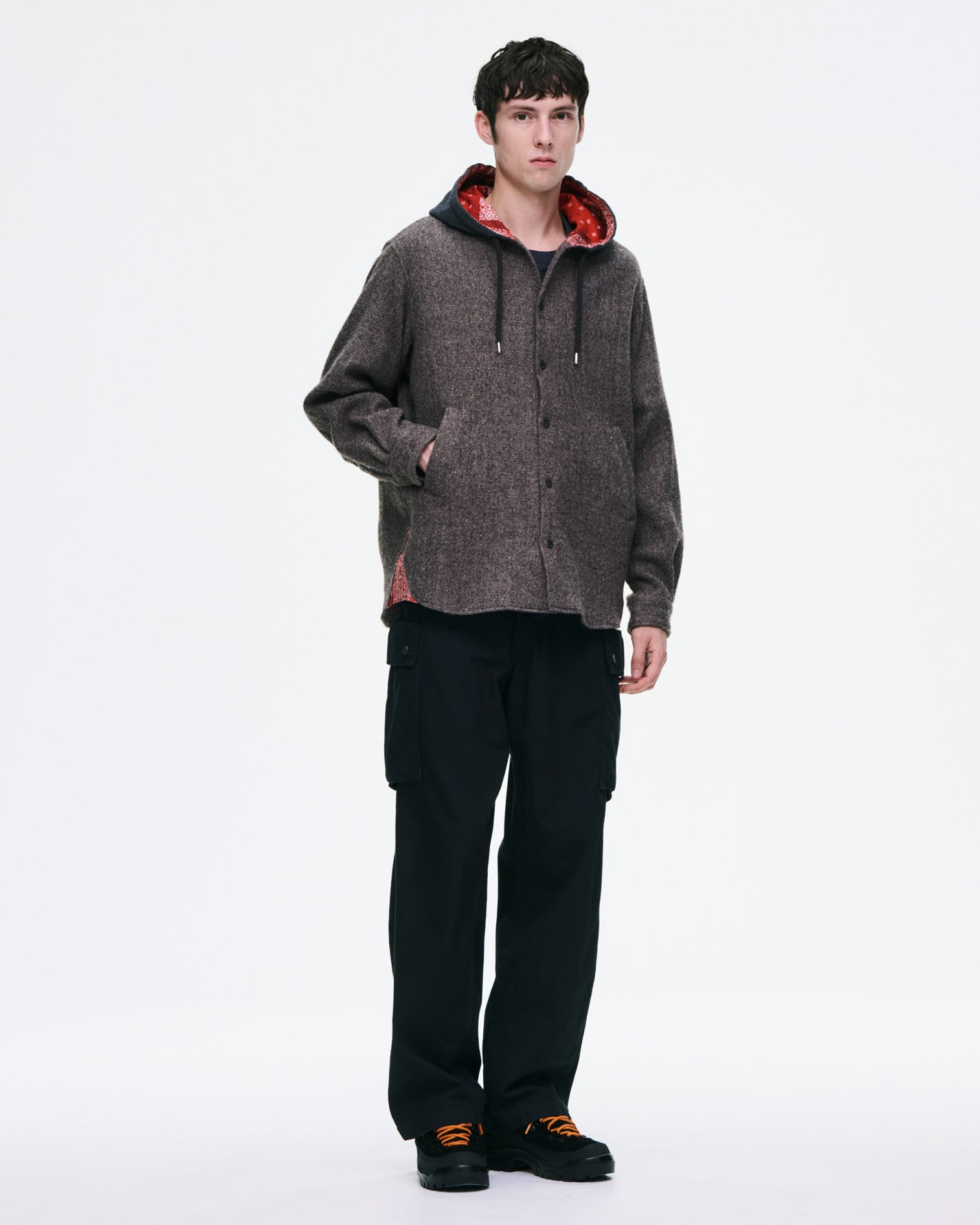 SOPH. | DAMAGED MILITARY PANTS(3 (L) BLACK):
