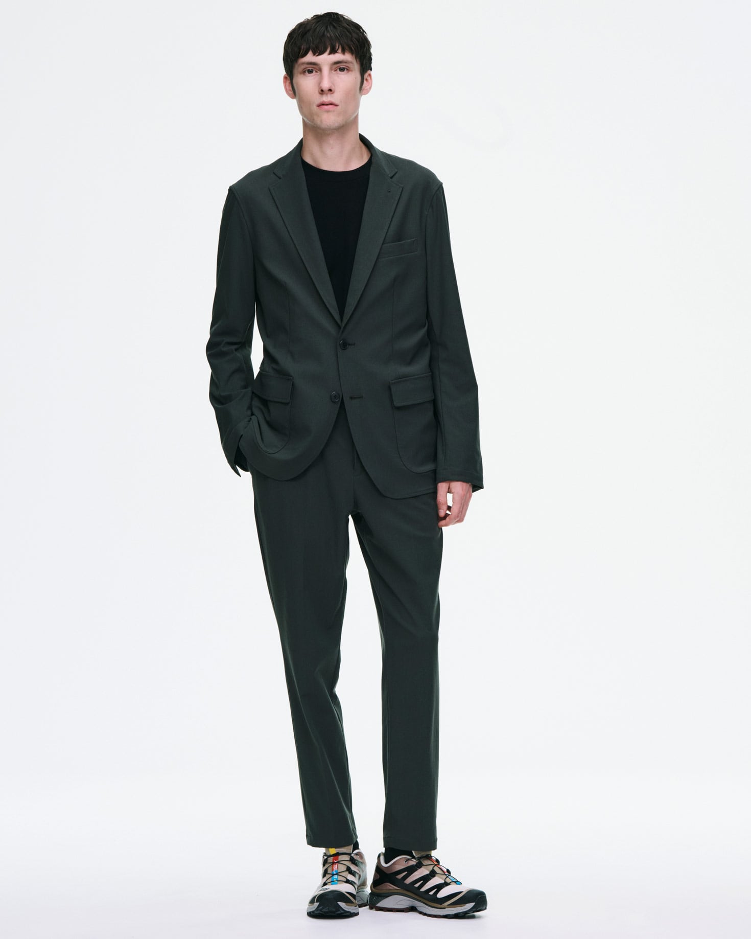 SOPH. | 4-WAY STRETCH PACKABLE 2-BUTTON JACKET(1 (S) NAVY):