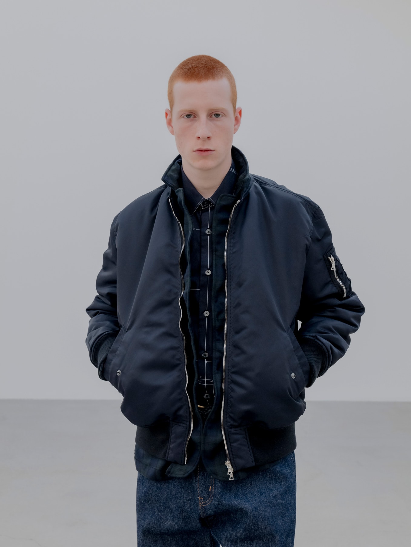 SOPH. | REVERSIBLE MA-1(5 (XXL) BLACK):