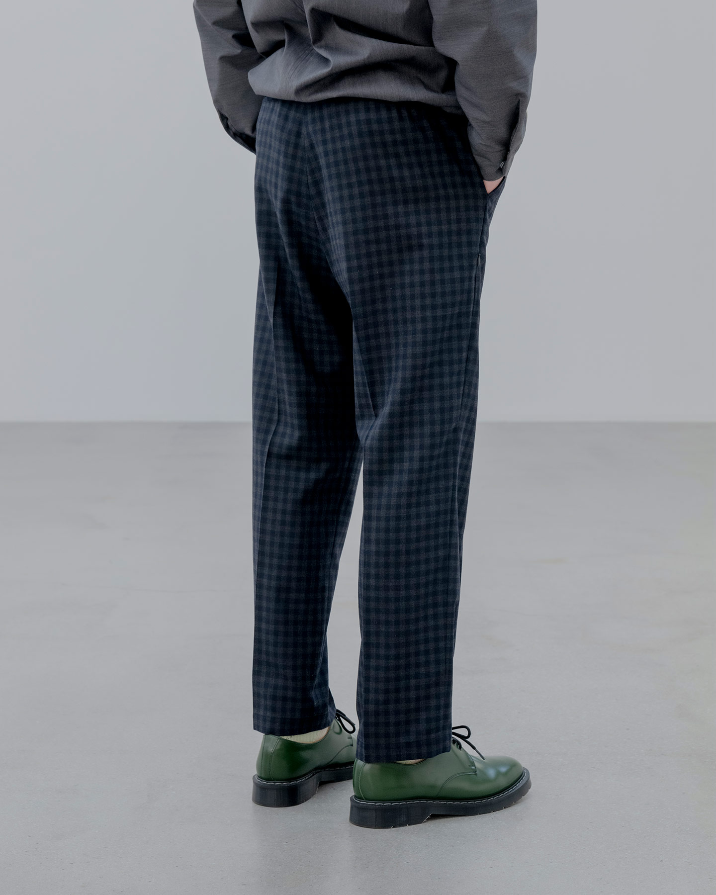 SOPH. | STRETCH WOOL SIDE POCKET TAPERED PANTS(2 (M) GREEN):