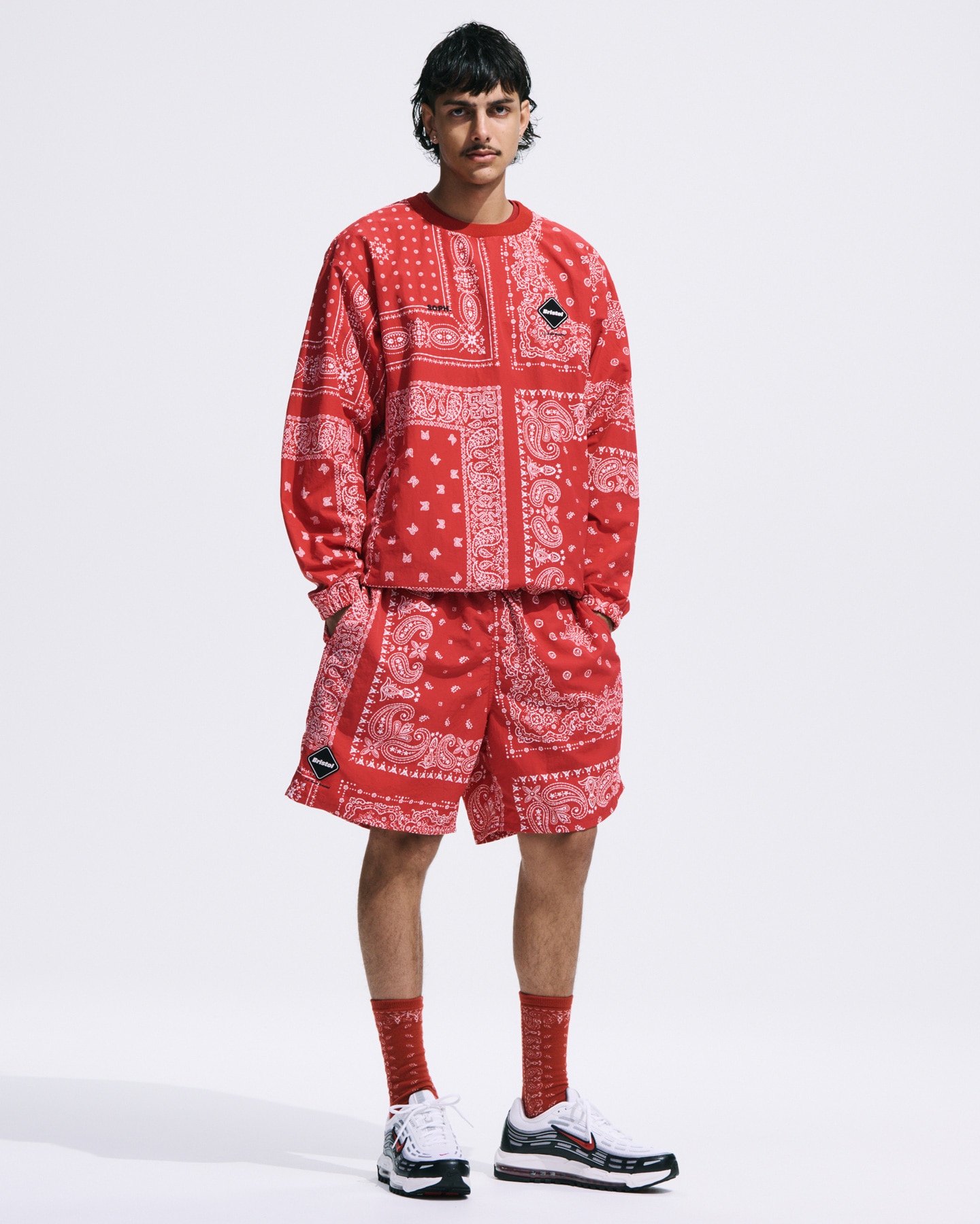 SOPH. | BANDANA NYLON PISTE(M RED):