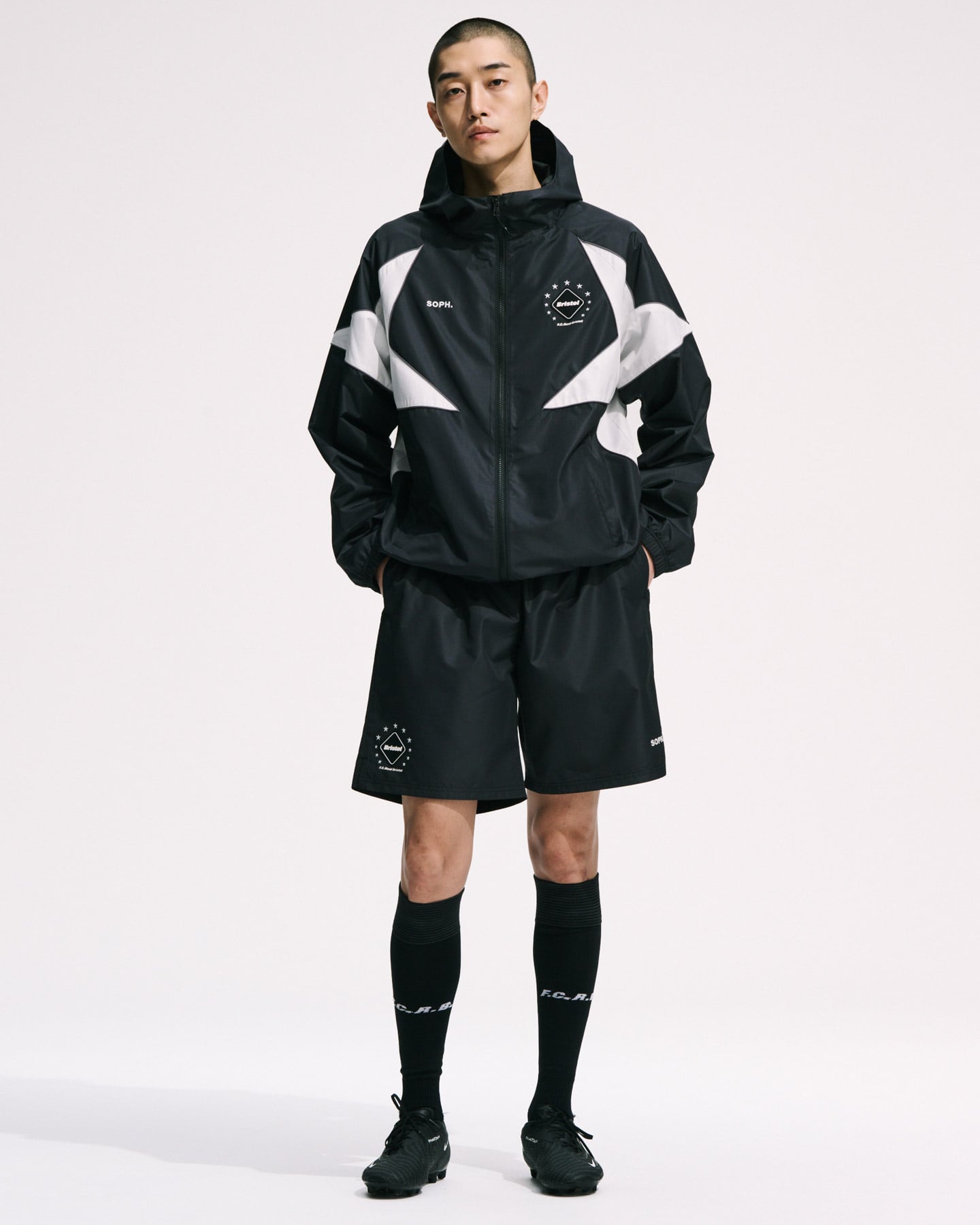 SOPH. | STAR WARM-UP JACKET(M OFF WHITE):
