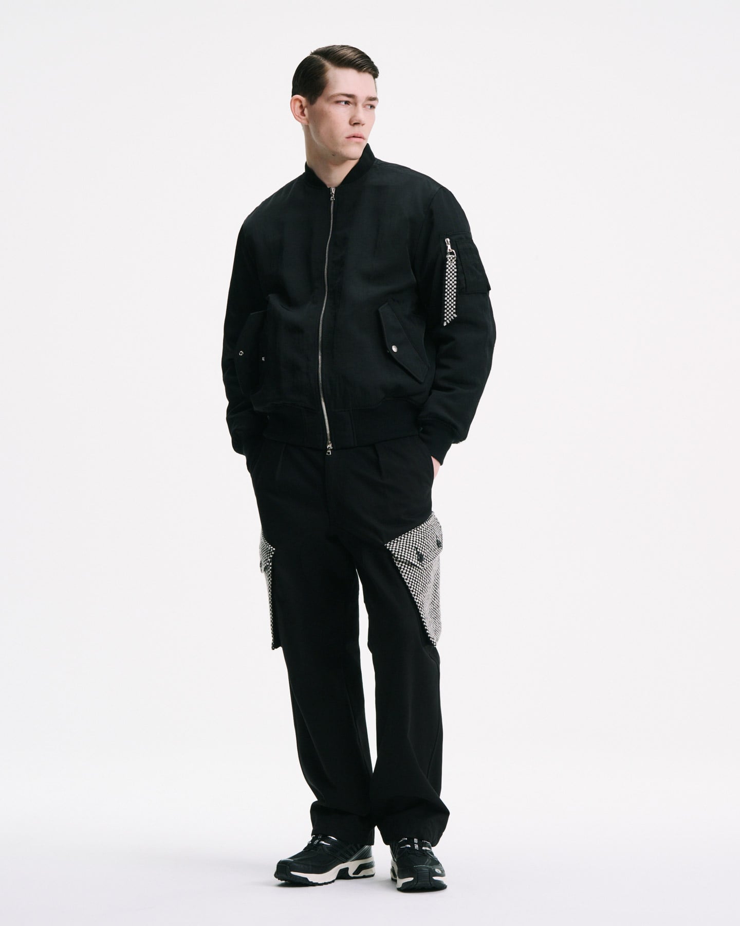未使用 SOPHNET. ソフネット CARGO PANTS Kvadrat Sisu SPNT-252008 カーゴパンツ  ブラック 黒 1  99001093 SOPH. | CARGO PANTS / Kvadrat Sisu(1 (S) NAVY):