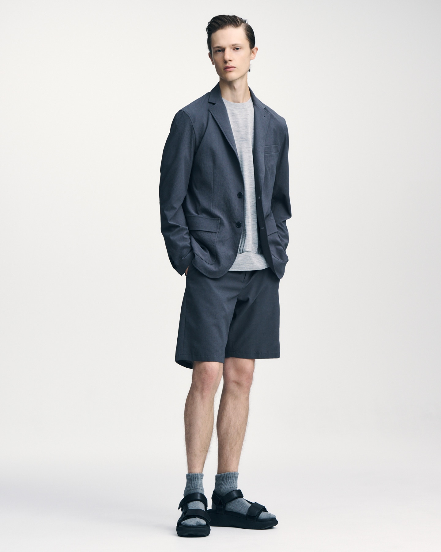 SOPH. | 4WAY STRETCH PACKABLE 2BUTTON JACKET(1 (S) BLACK):