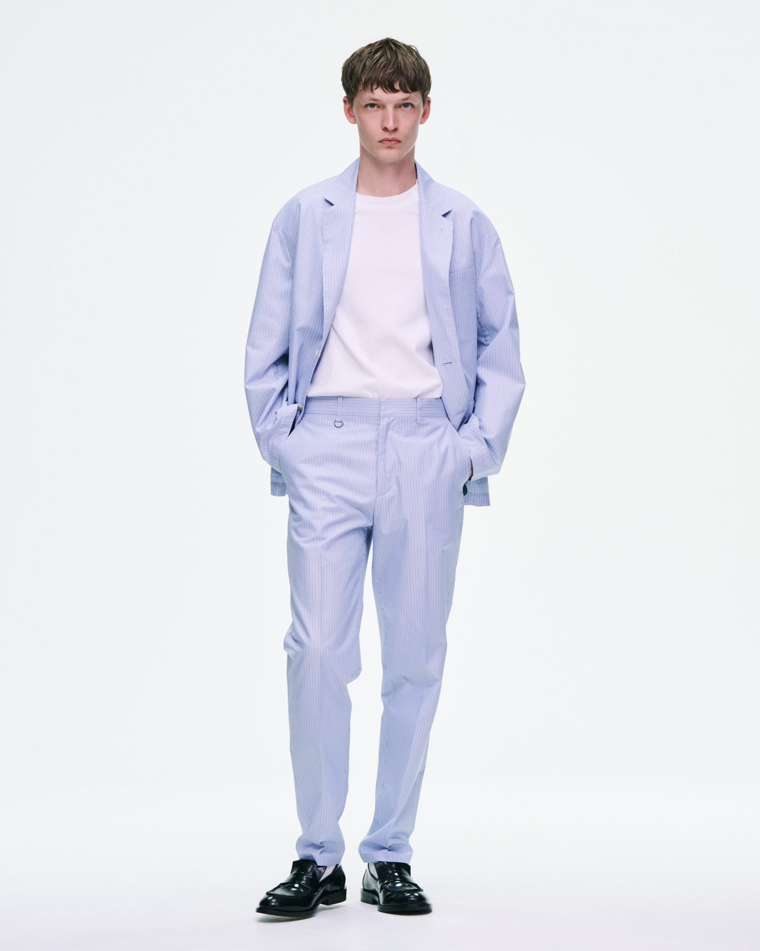 SOPH. | BROADCLOTH SLIM SLACKS(2 (M) BLACK):