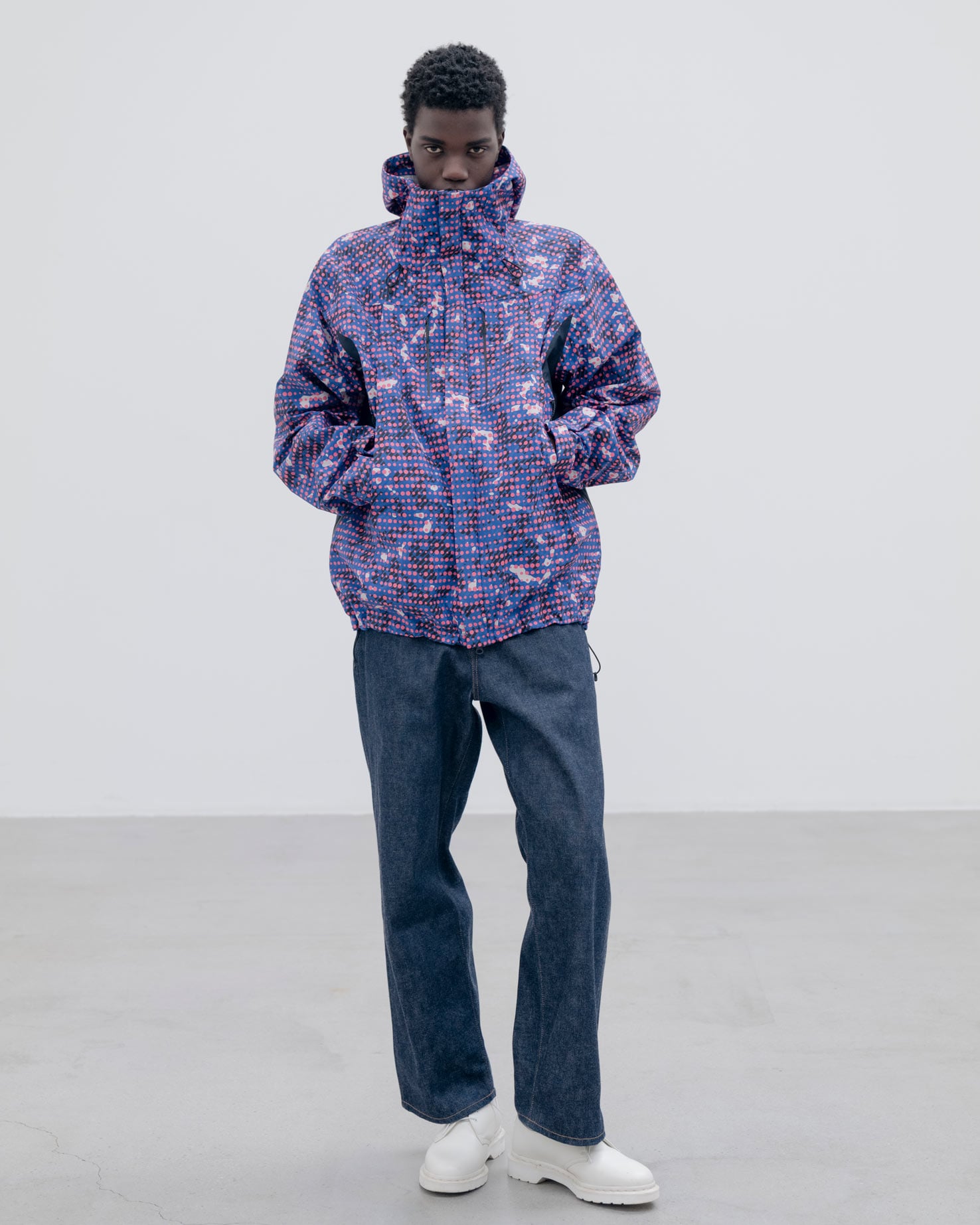 SOPH. | CAMOUFLAGE 3LAYER MOUNTAIN JACKET(2 (M) PURPLE):