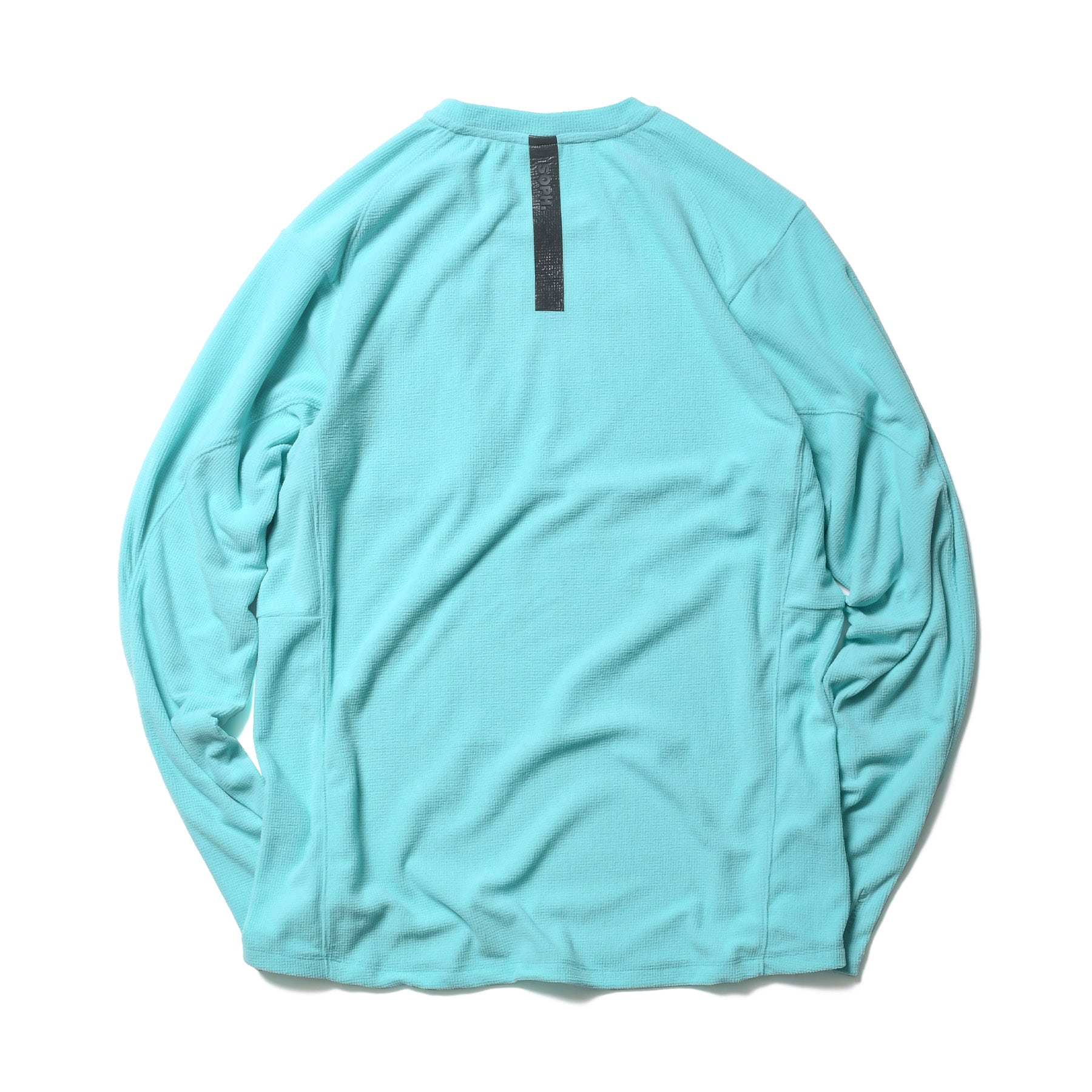 SOPH. | POLARTEC MICRO SMALL GRID FLEECE CREW TOP(L LIGHT BLUE):