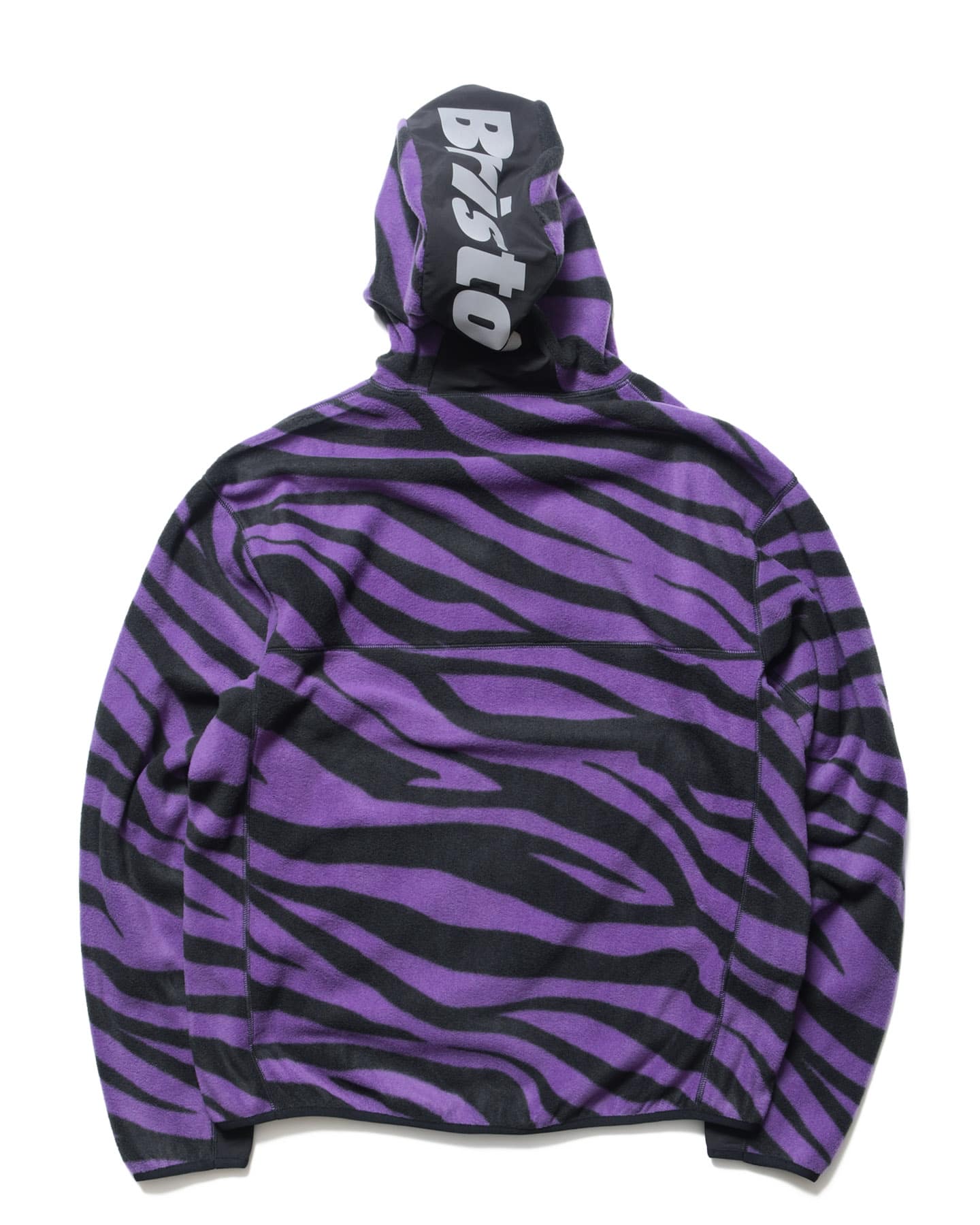 SOPH. | ZEBRA FLEECE PULLOVER HOODIE(M PURPLE):