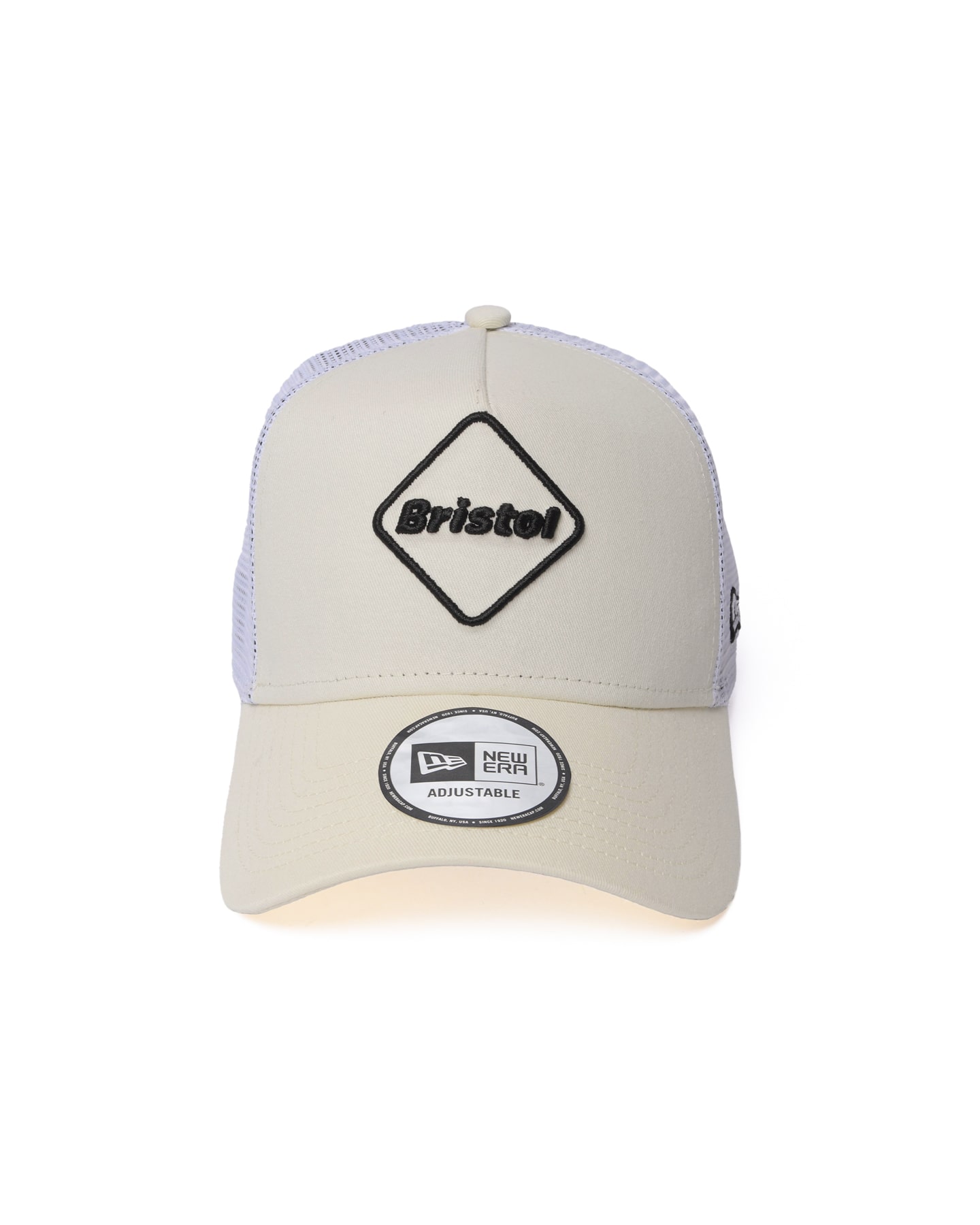 FCRB グレー × ホワイト NEWERA EMBLEM MESH CAP 【公式通販】