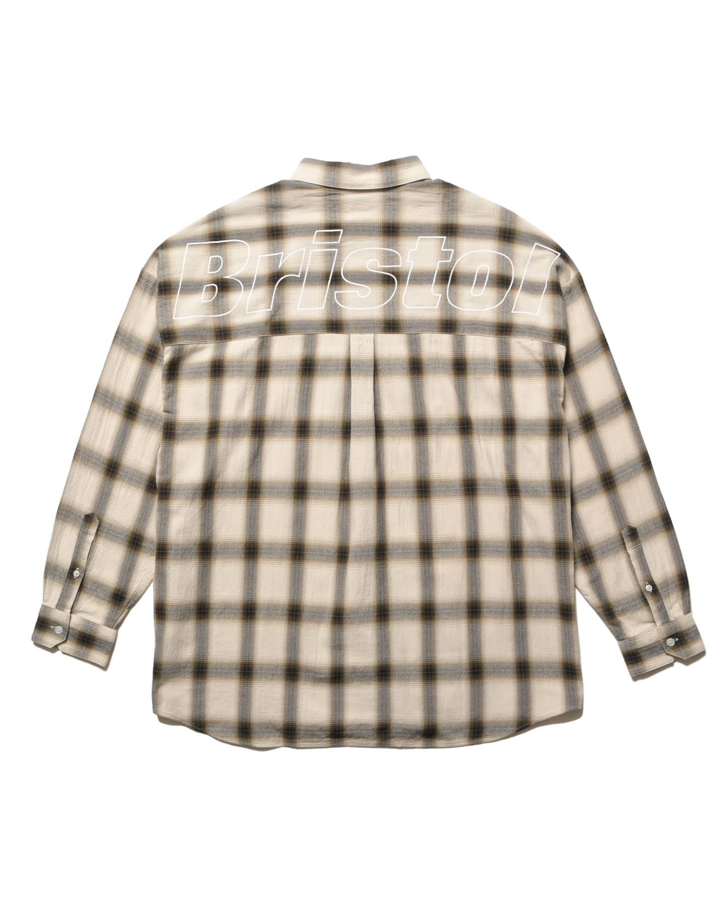 SOPH. | BIG LOGO L/S BAGGY SHIRT(L BEIGE):