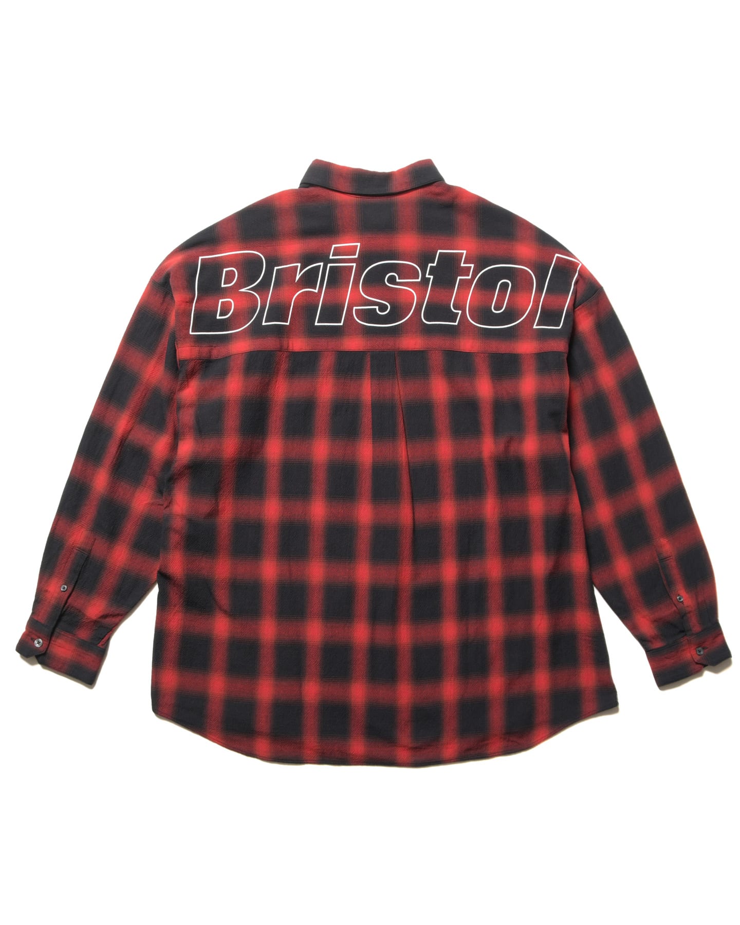 SOPH. | BIG LOGO L/S BAGGY SHIRT(XXL RED):