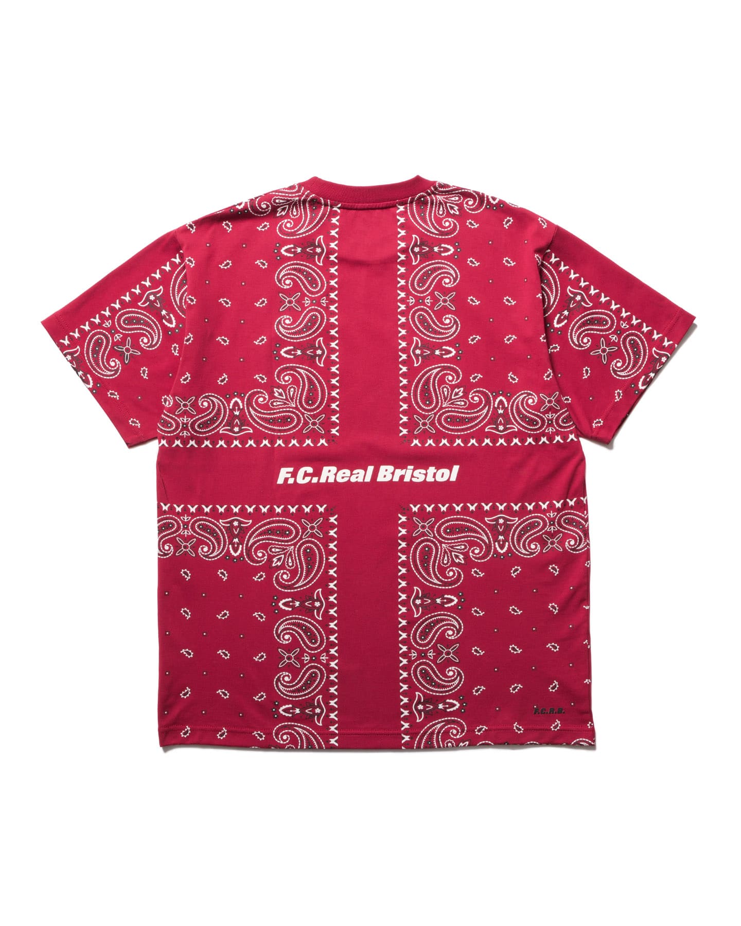 定価約2万円・新品【F.C.R.B./SOPH.】バンダナ柄 半袖ポロシャツ SOPH. | BANDANA TEE(M RED):
