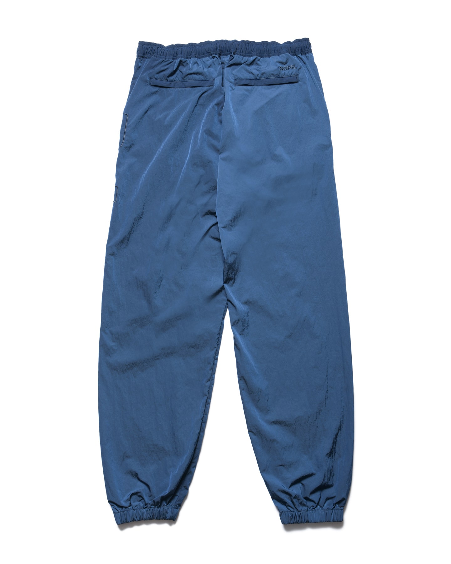 SOPH. | BIG LOGO NYLON EASY PANTS(M BLUE):