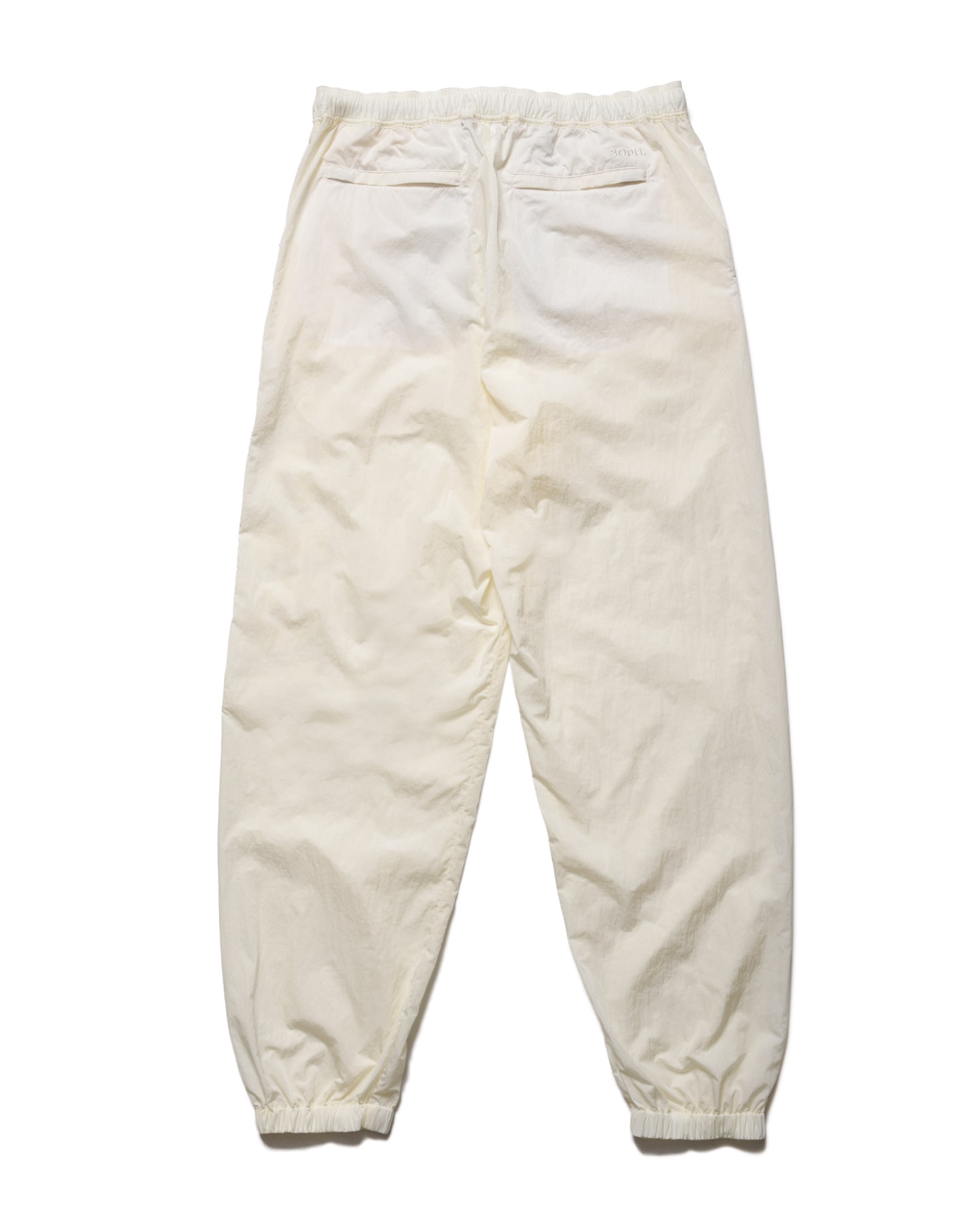 SOPH. | BIG LOGO NYLON EASY PANTS(M OFF WHITE):