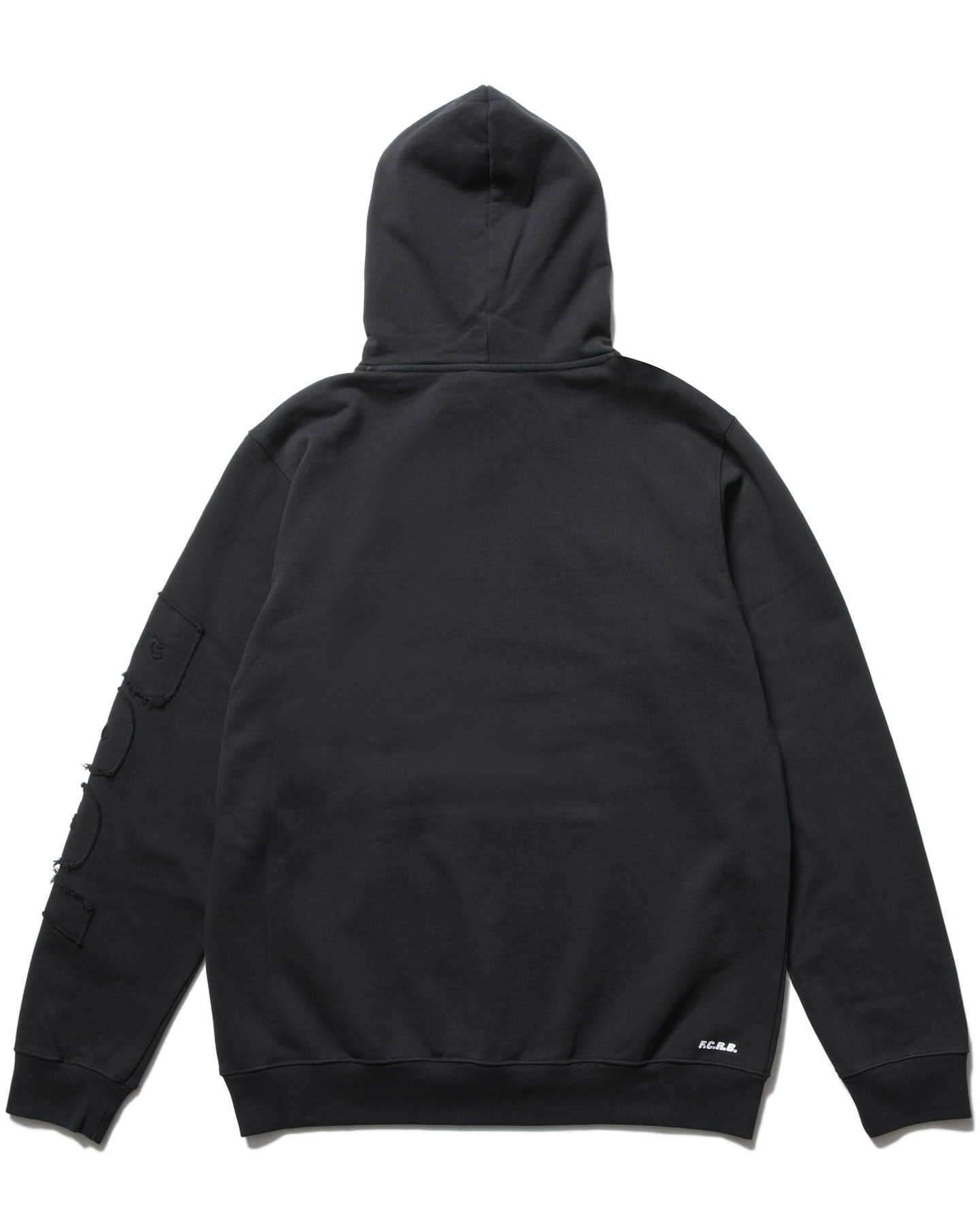 SOPH. | CUT-OFF LOGO SWEAT HOODIE(M BLACK):