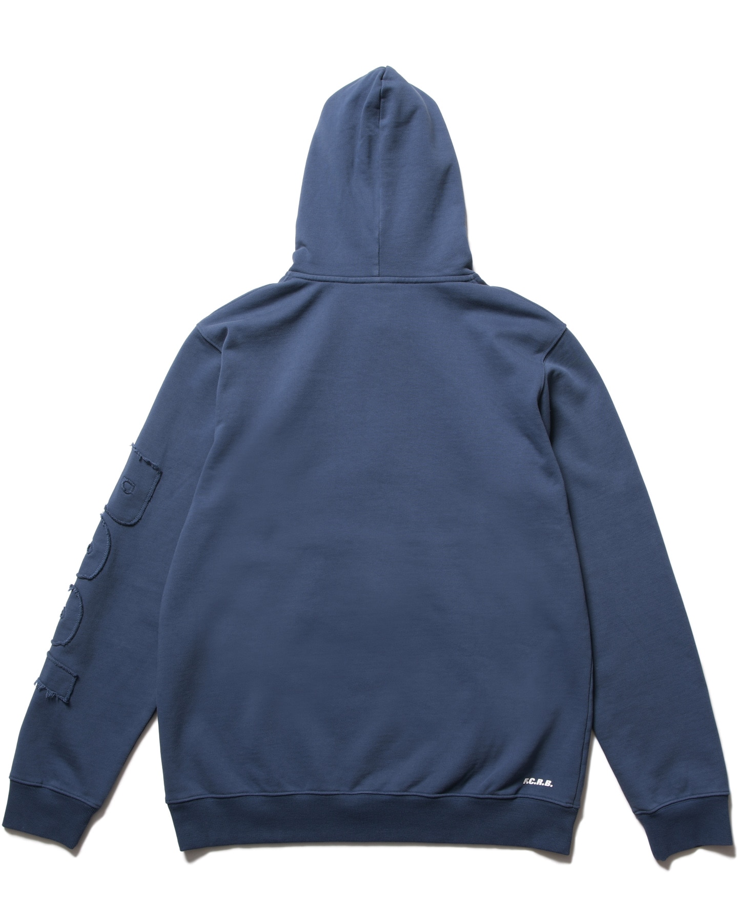 SOPH. | CUT-OFF LOGO SWEAT HOODIE(M BLUE):