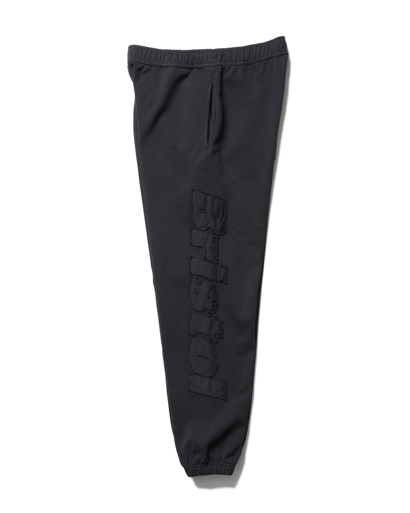 SOPH. | CUT-OFF LOGO SWEAT PANTS(M BLACK):