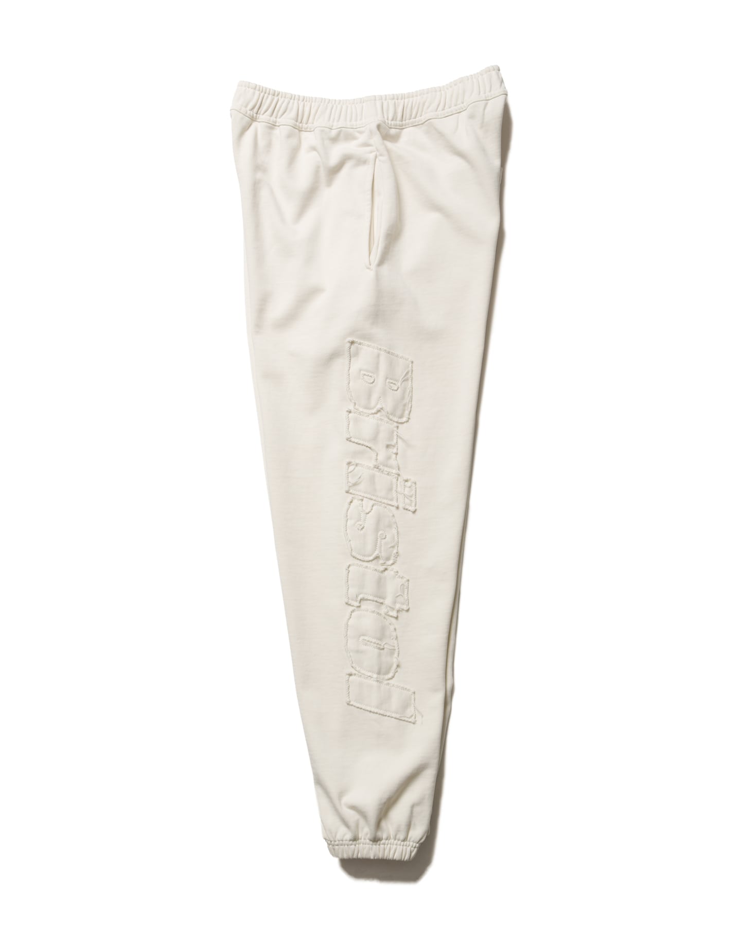 SOPH. | CUT-OFF LOGO SWEAT PANTS(M OFF WHITE):
