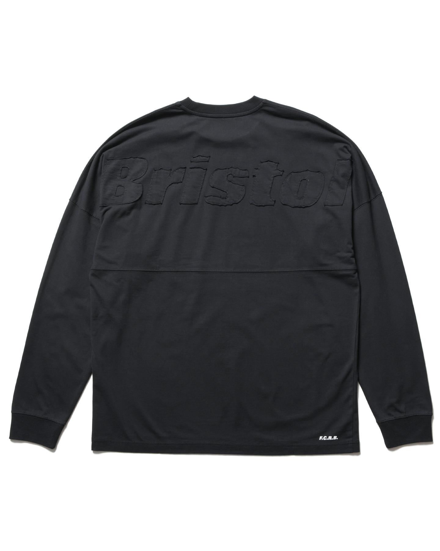 SOPH. | CUT-OFF LOGO L/S TEE(M BLACK):