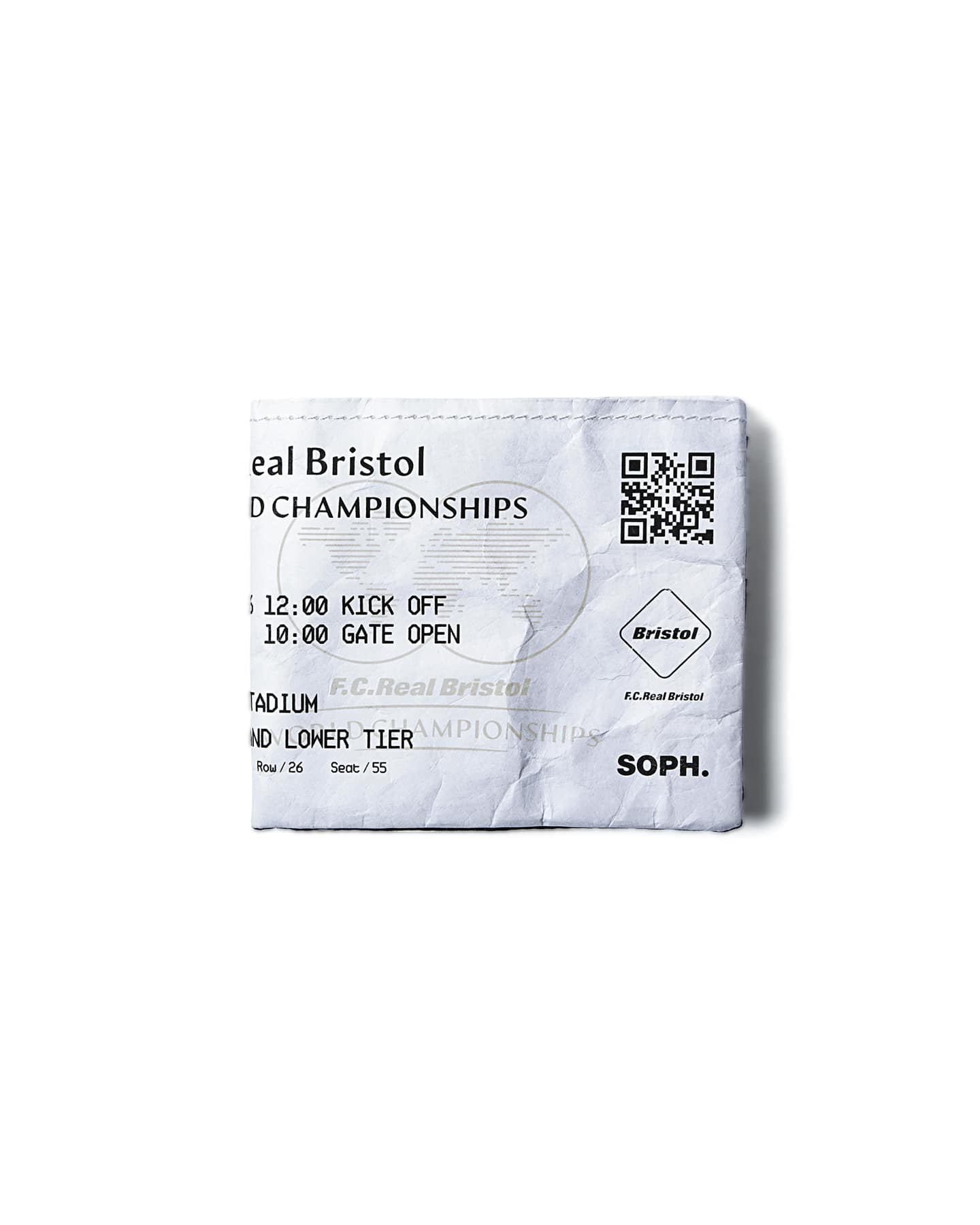 SOPH. | TICKET MINI WALLET(FREE WHITE):