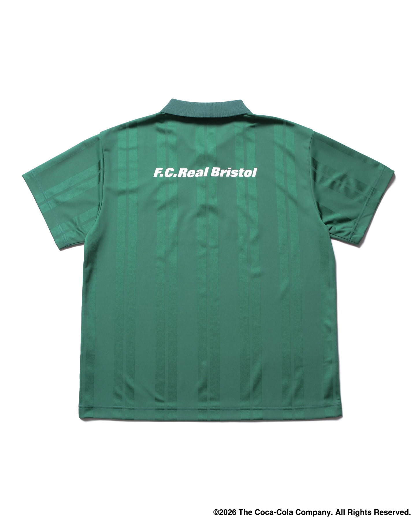 SOPH. | Coca-Cola WEAVE STRIPE S/S POLO(M GREEN):