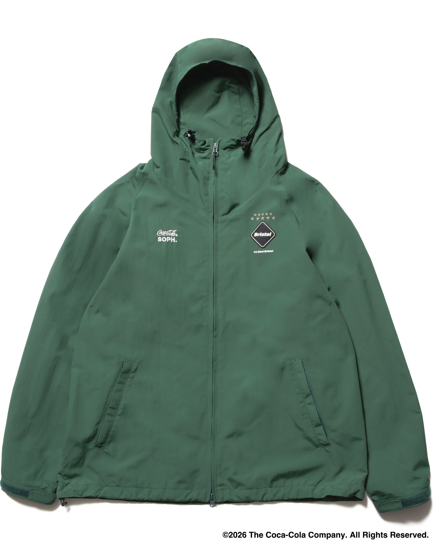 SOPH. | Coca-Cola BIG LOGO WARM-UP JACKET(M GREEN):
