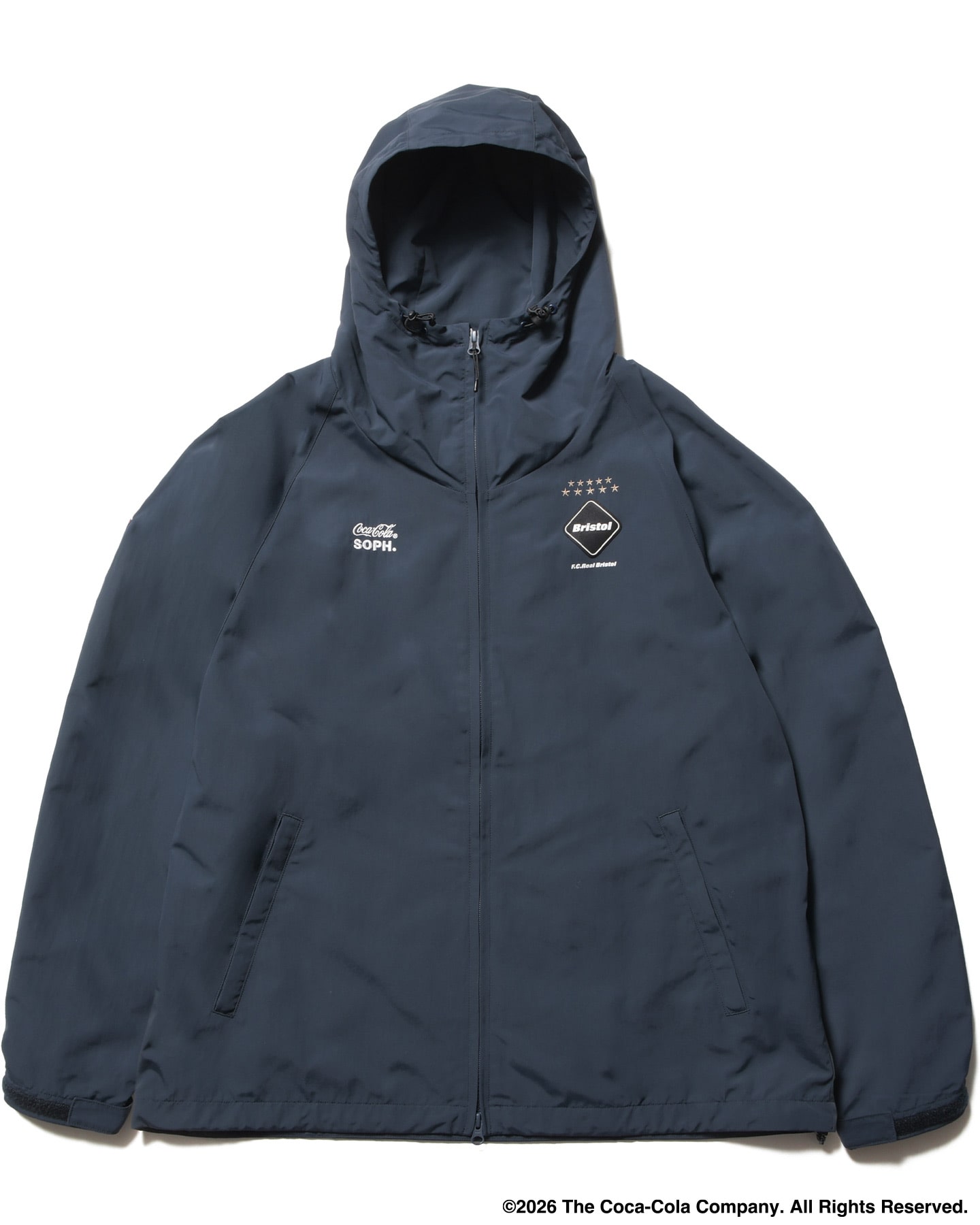 ジャケット・アウター FCRB Coca-Cola WARM UP JACKET L Bristol SOPH. | Coca-Cola BIG LOGO WARM-UP JACKET(M NAVY):
