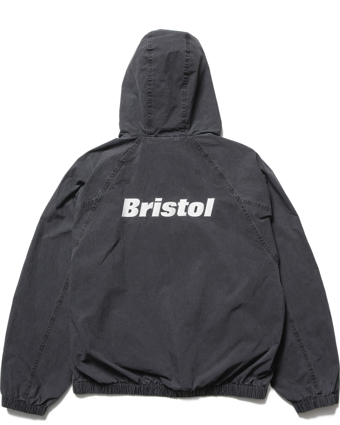 SOPH. | WASHED CRISP DENIM HOODED BLOUSON(M BLACK):