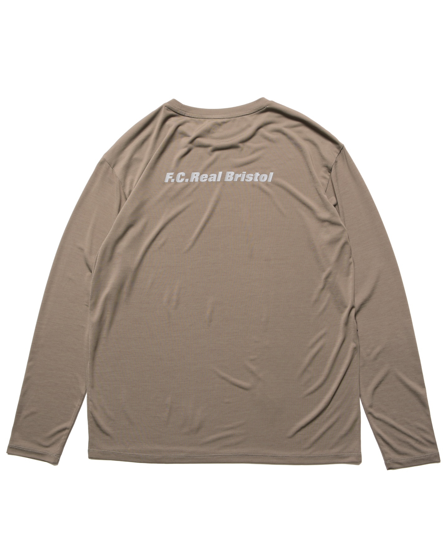 SOPH. | REFLECTIVE LOGO TECH DRY L/S TEE(S GREIGE):