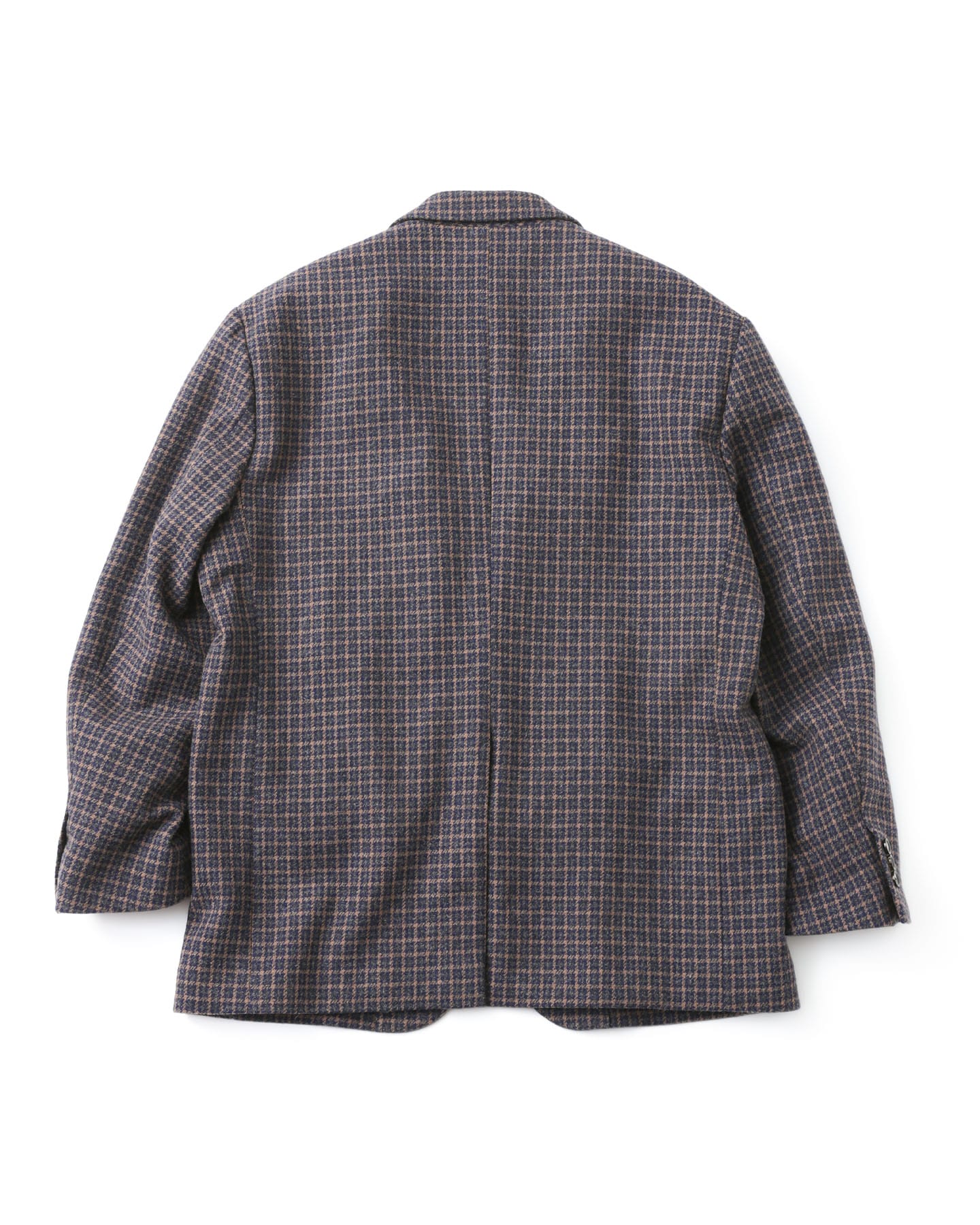 SOPH. | BLENDED WOOL CLASSIC 2BUTTON JACKET(M NAVY CHECK):