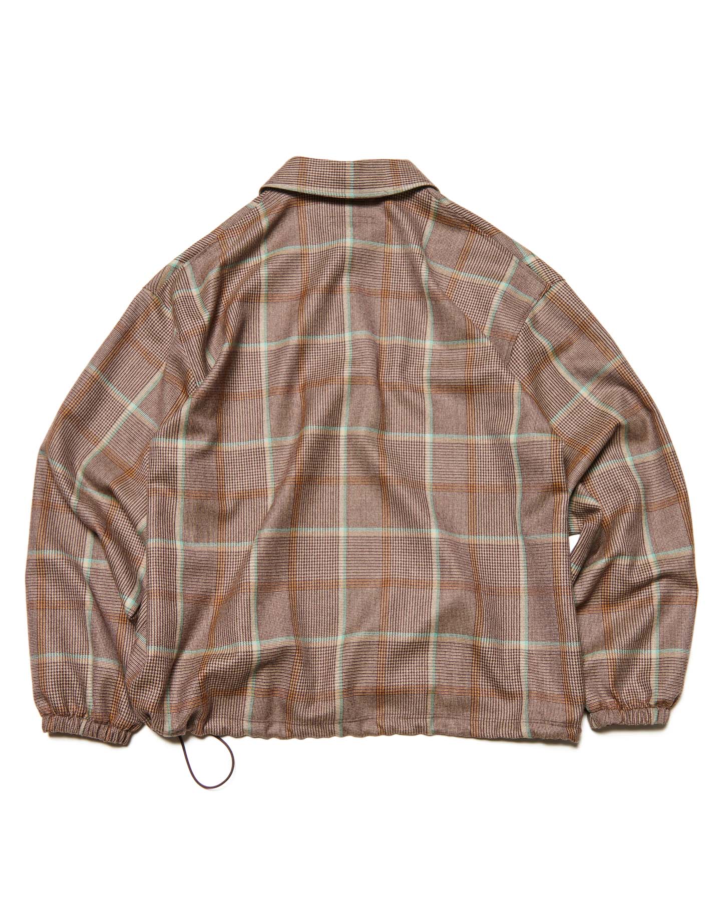 トップス SOPHNET SAXONY WOOL CHECK POLO SHIRT SOPH. | SAXONY WOOL CHECK POLO SHIRT(2 (M) B(BROWN CHECK)):