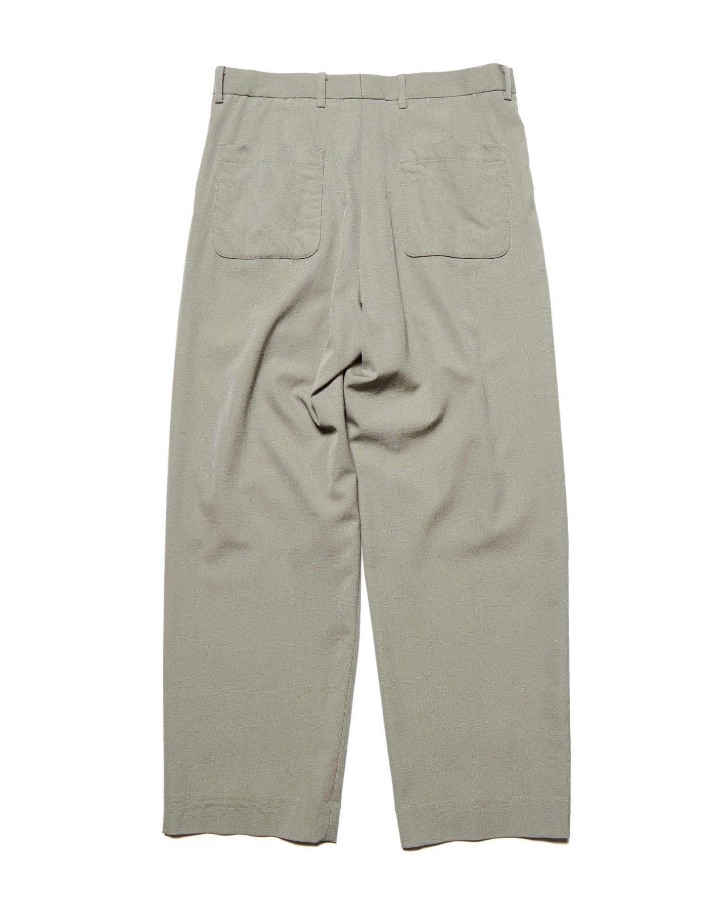 SOPH. | WASHER WOOL RELAX-FIT TUCK SLACKS(2 (M) KHAKI):