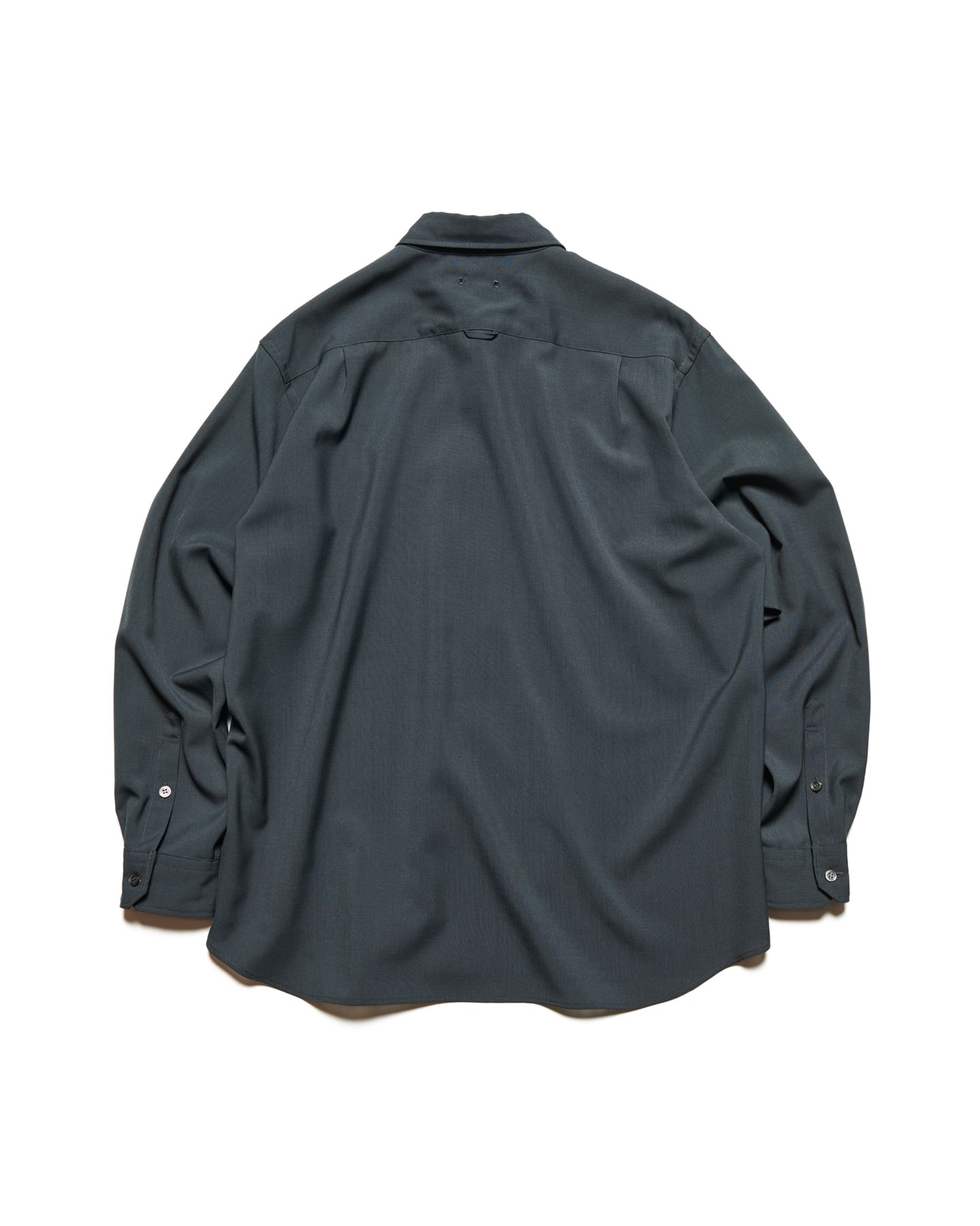 SOPH. | HIGH-TWIST POPLIN RELAX-FIT SHIRT(2 (M) CHARCOAL GRAY):