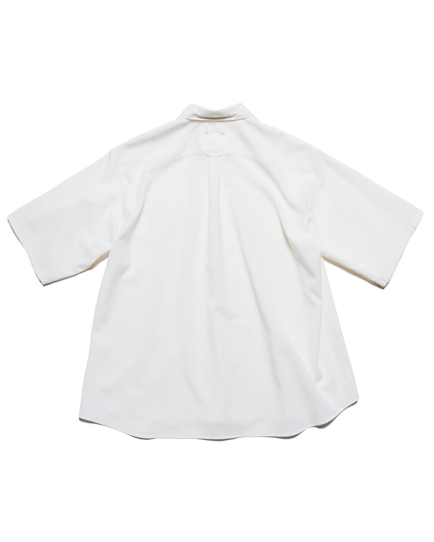 SOPH. | HIGH-TWIST POPLIN RELAX-FIT S/S SHIRT(2 (M) WHITE):