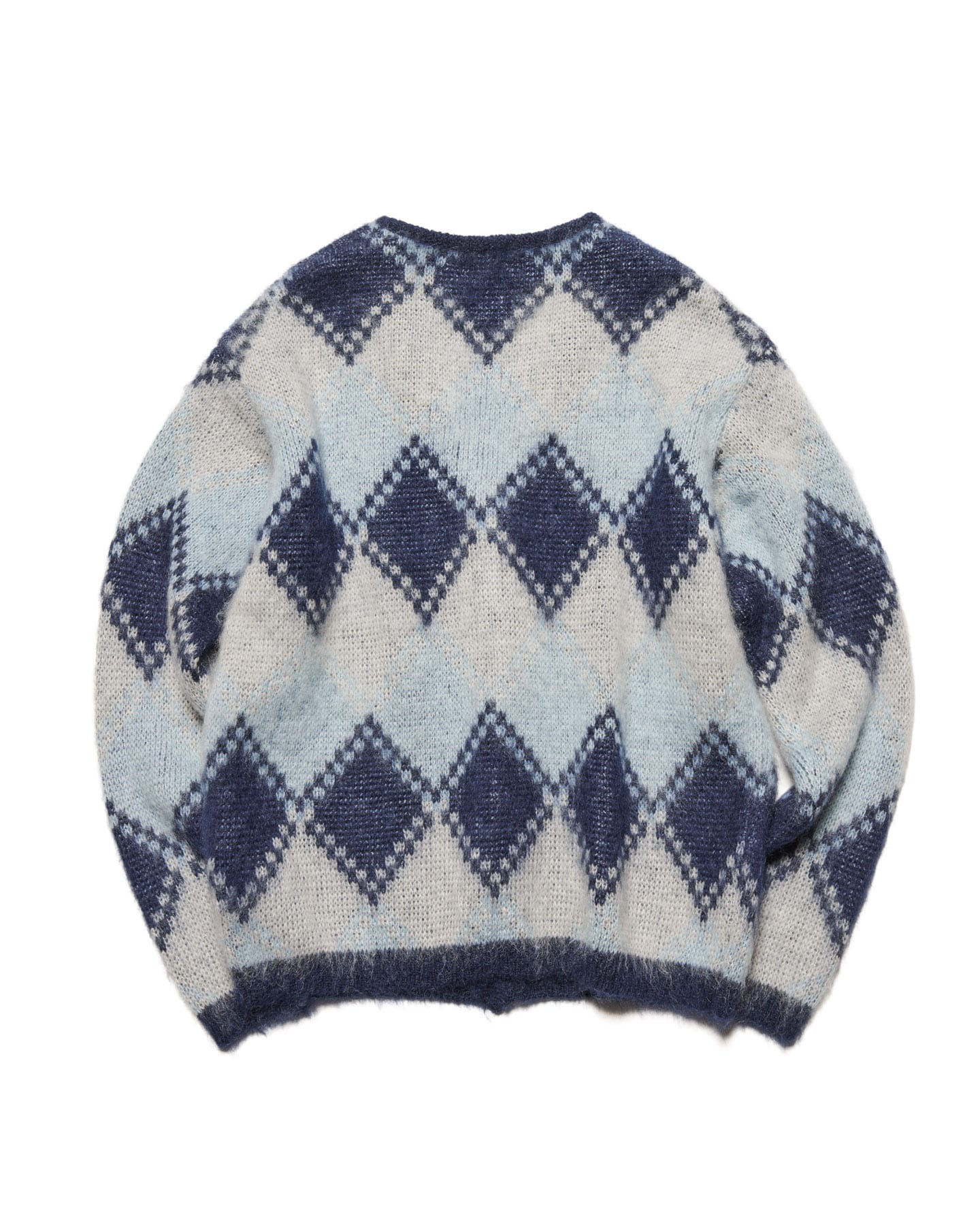 SOPH. | MOHAIR ARGYLE CARDIGAN(2 (M) BLUE):