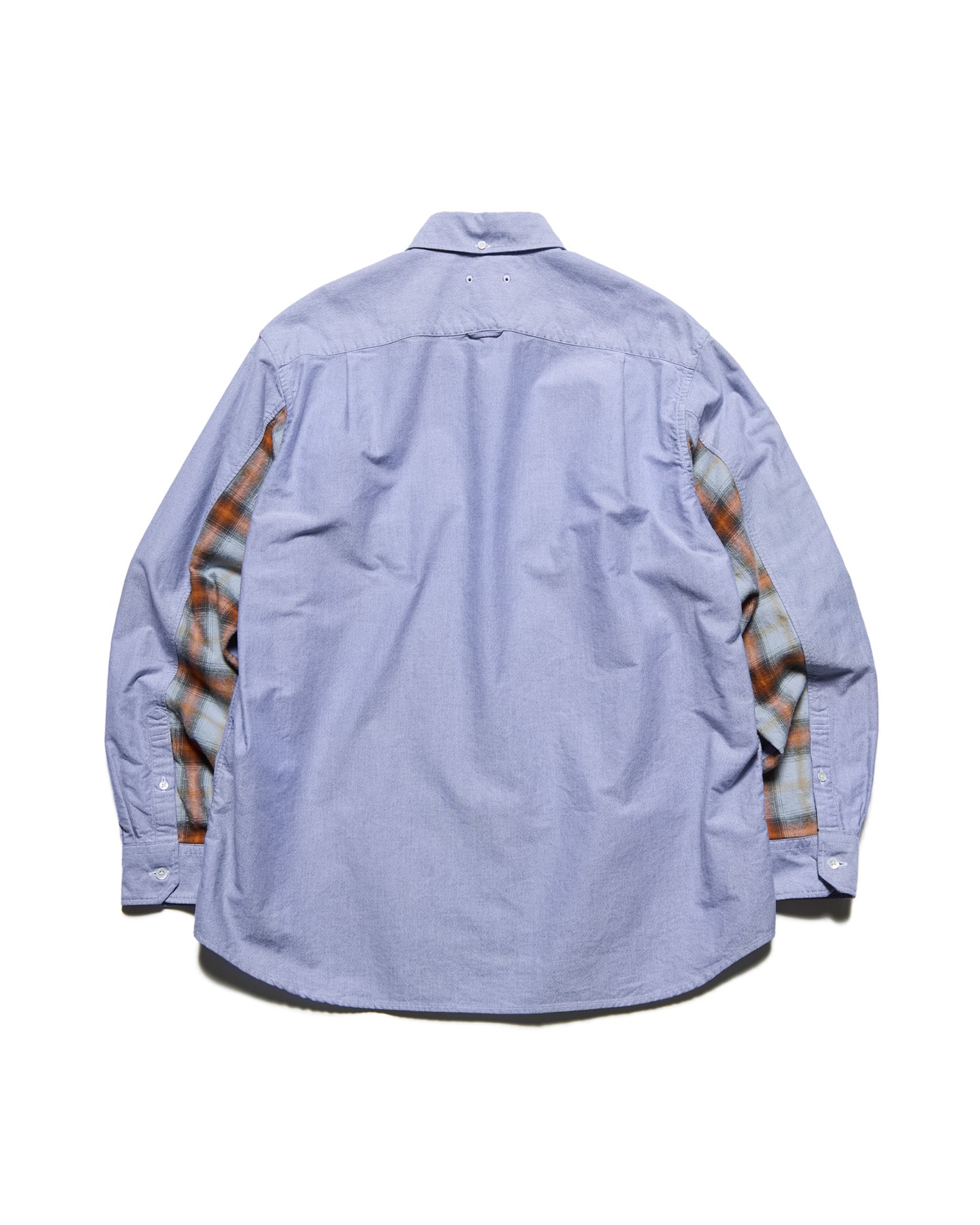SOPH. | CHECK PANELED B.D SHIRT(2 (M) NAVY):