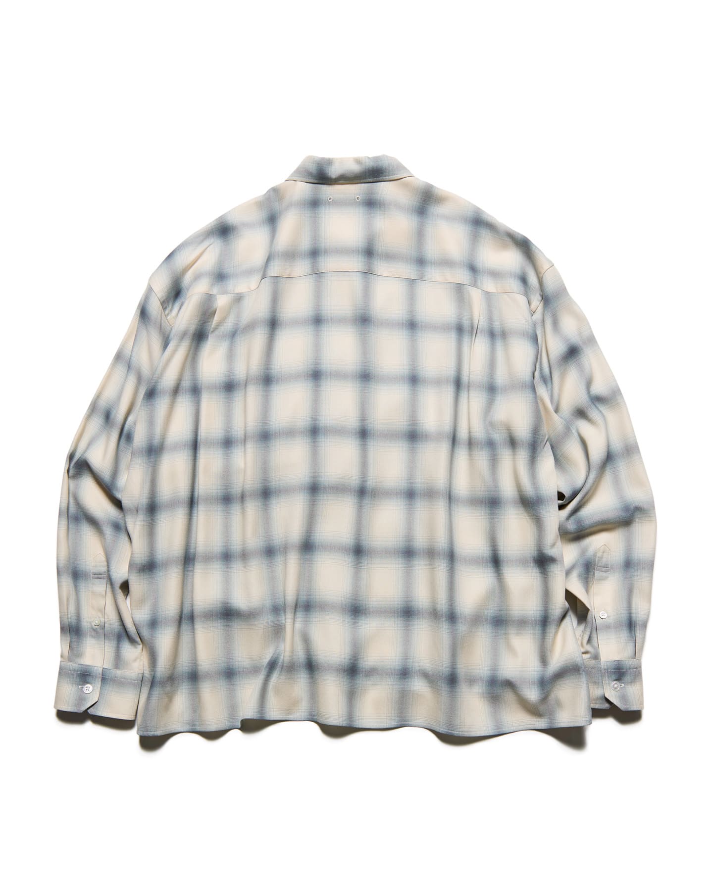 SOPH. | DRAPE ZIP-UP SHIRT(1 (S) OFF WHITE (CHECK)):