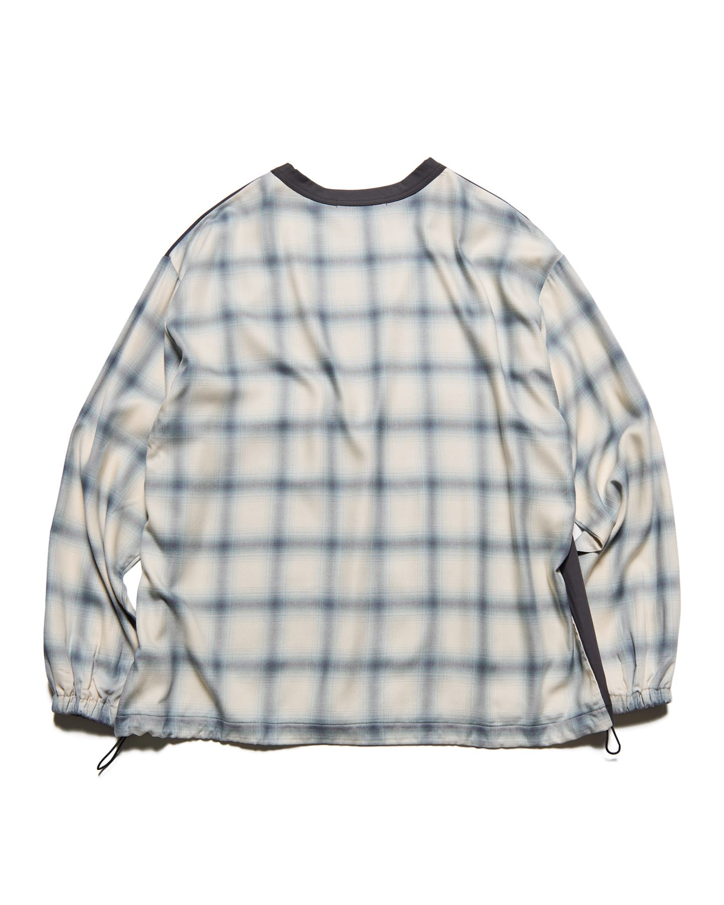 SOPH. | FABRIC-MIX L/S TOP(2 (M) OFF WHITE (CHECK)):