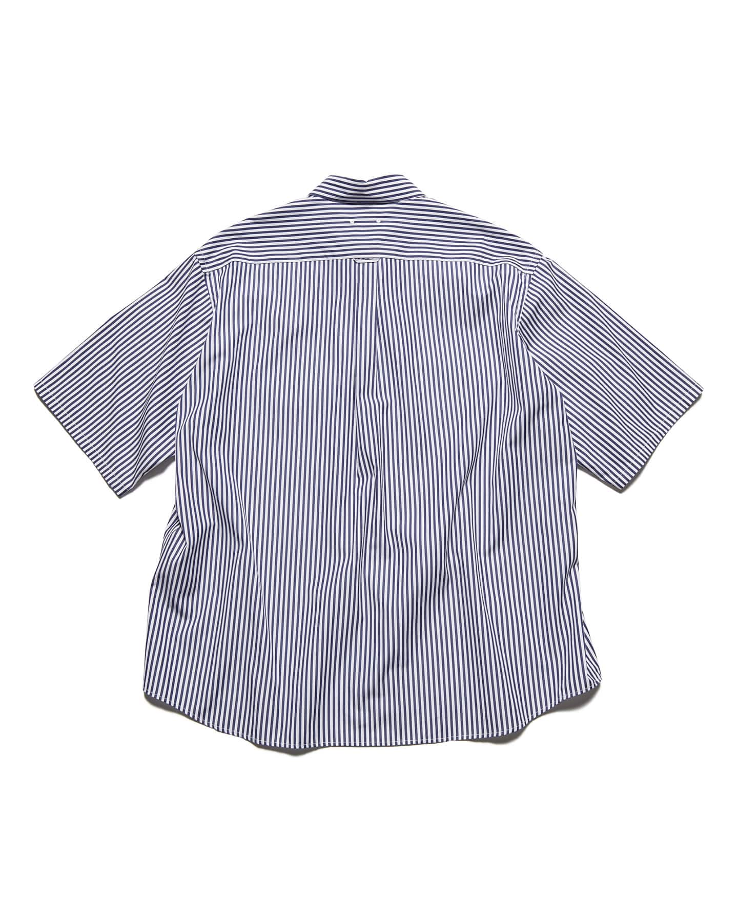 SOPH. | SUVIN GIZA RELAX-FIT S/S SHIRT(2 (M) NAVY (STRIPE)):