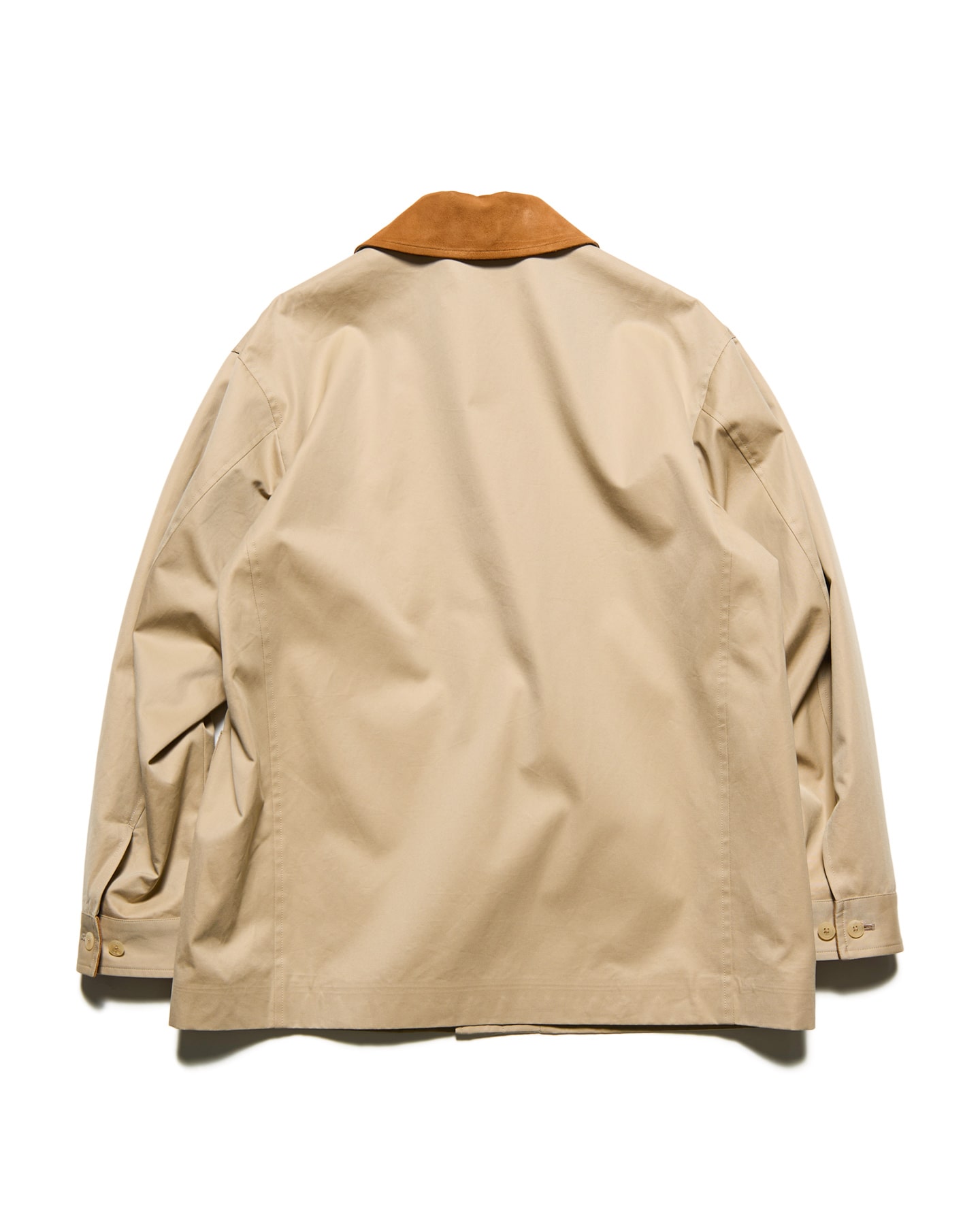 SOPH. | LEATHER COLLAR COVERALL(2 (M) BEIGE):