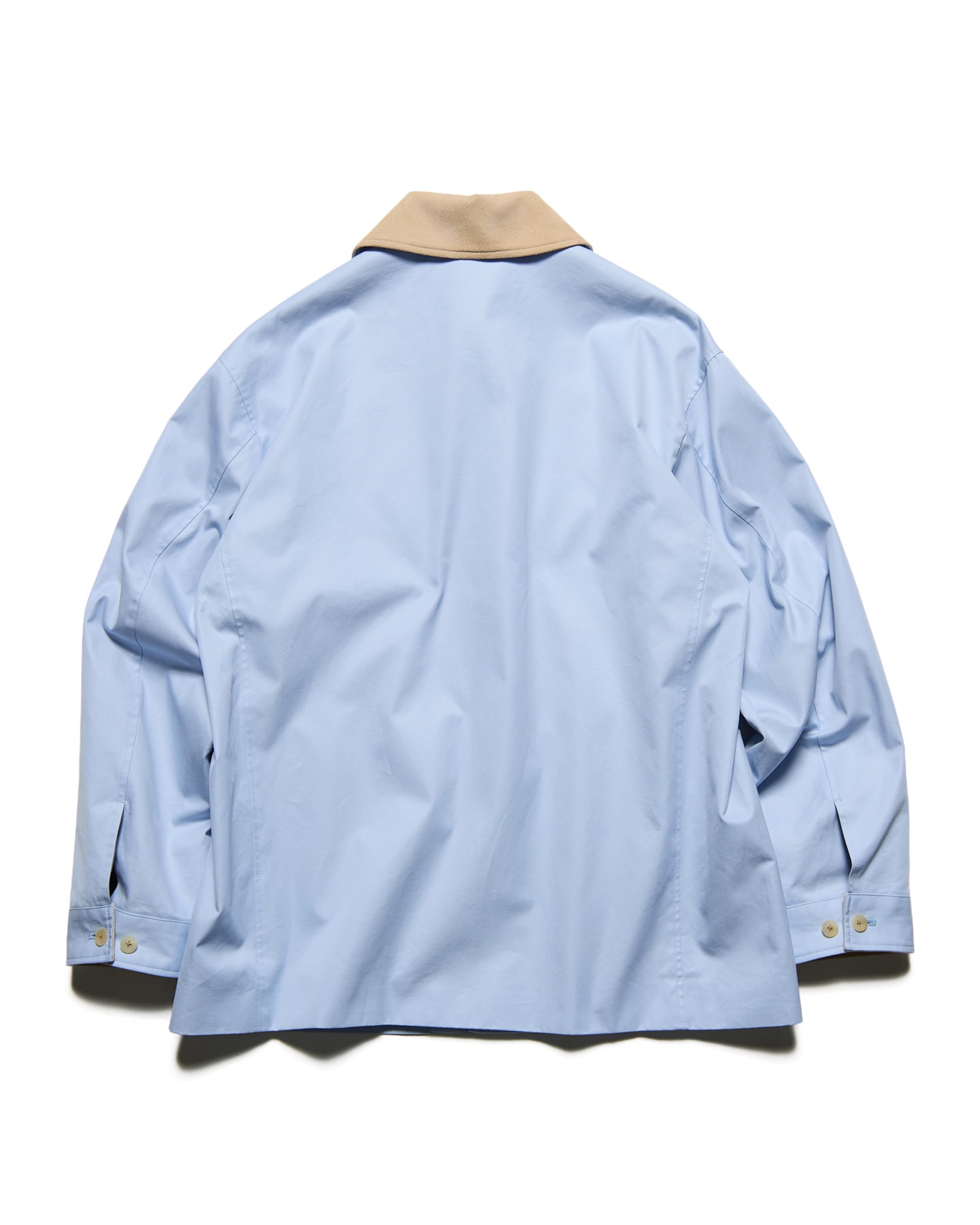 SOPH. | LEATHER COLLAR COVERALL(1 (S) LIGHT BLUE):