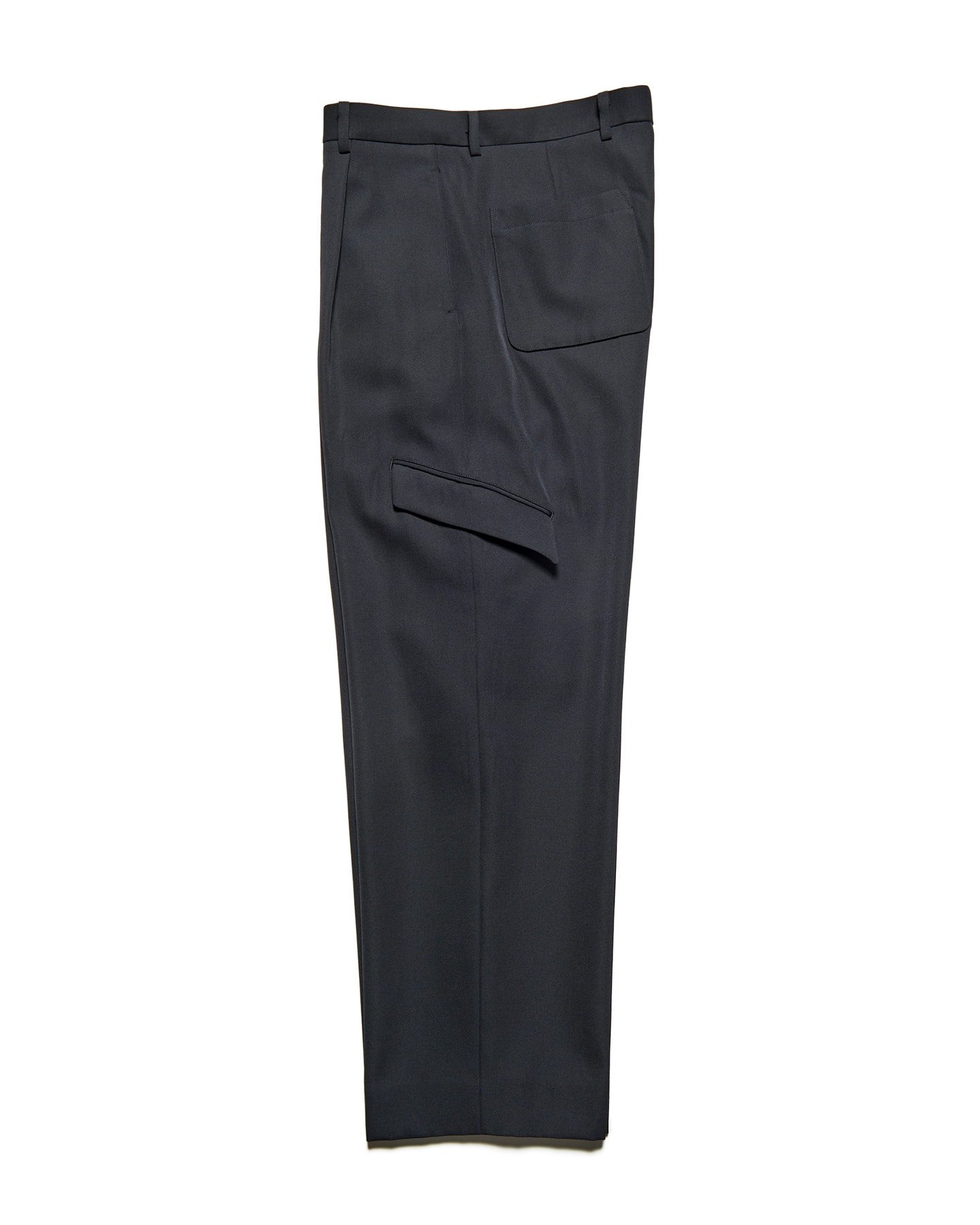 SOPH. | DOESKIN WOOL SIDE POCKET SLACKS(2 (M) BLACK):