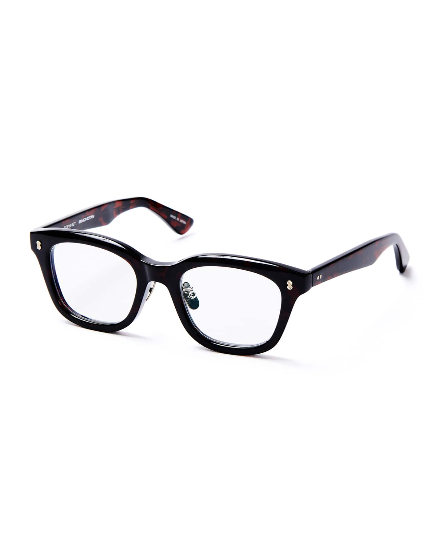 SOPH. | 備長炭 SQUARE GLASSES(FREE BROWN):