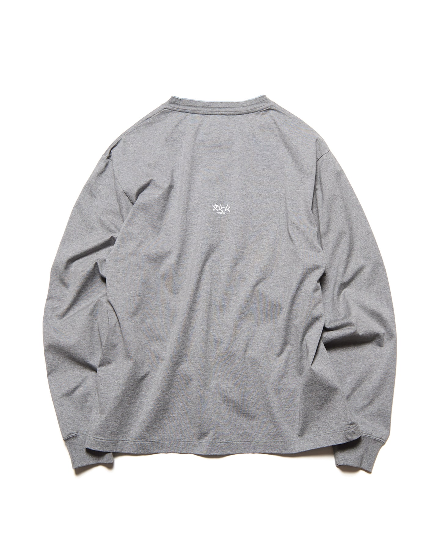 SOPH. | LUSTER COTTON DOUBLE RIB L/S TEE(2 (M) GRAY):